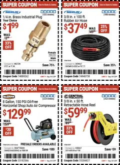 Harbor Freight Summer Coupons - valid from 18.08.2025 | Page: 9 | Products: Compressor, Pneumatic