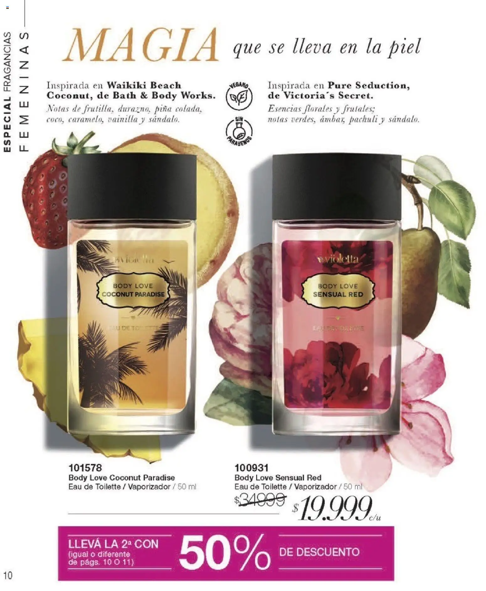 Violetta - Violetta Cosméticos │ válido desde el 09.03.2026 | Página: 157 | Productos: Body, Eau de toilette, Esencias, Piña