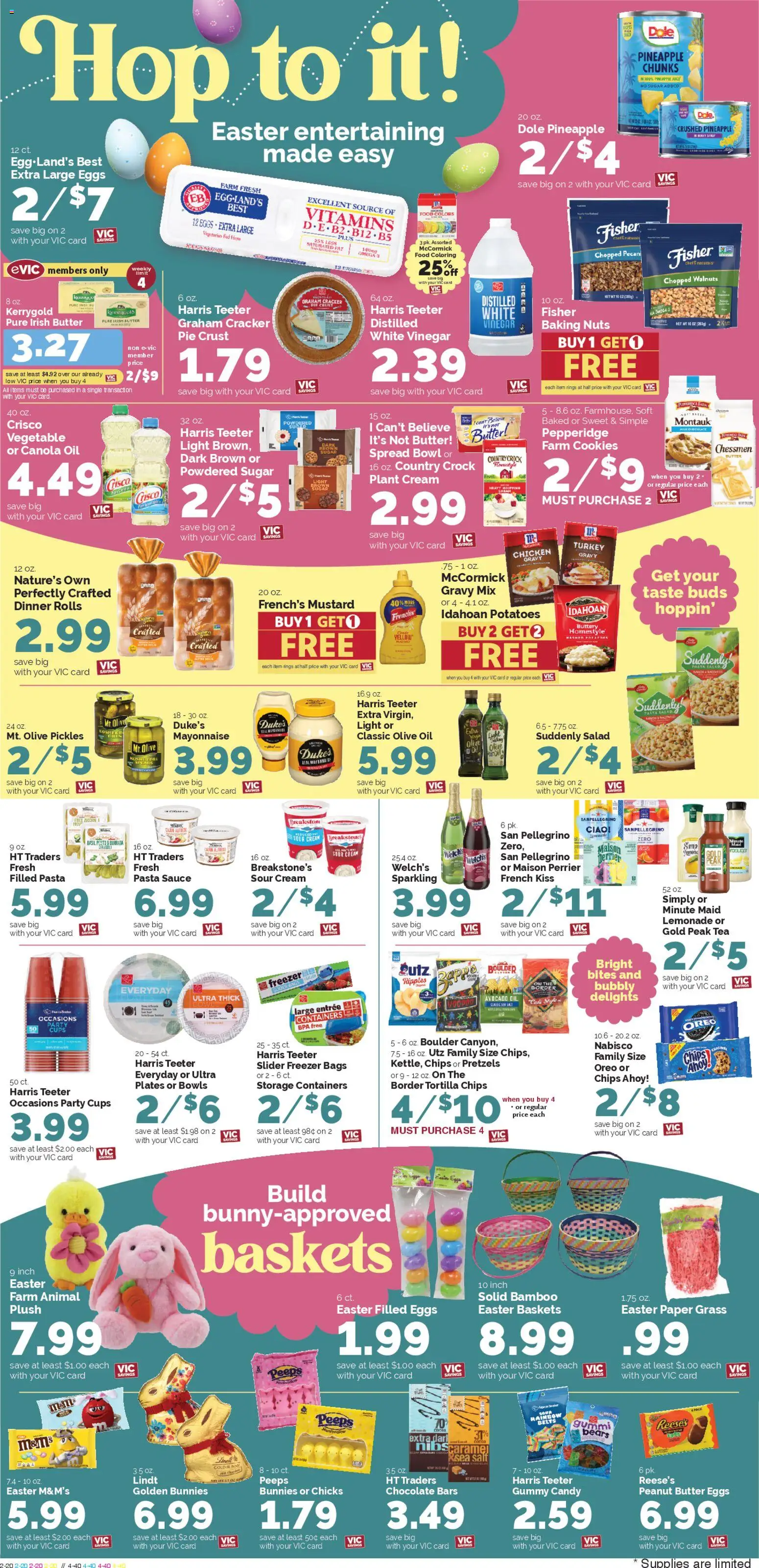 Harris Teeter Weekly Ad - SC - valid from 01.04.2026 | Page: 8 | Products: Oil, Pineapple, Potatoes, Salt