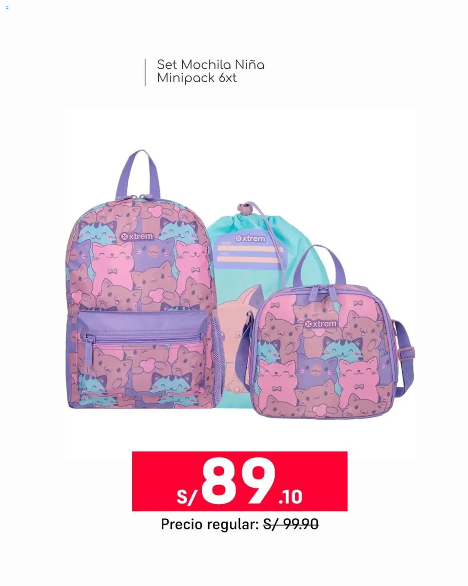 Catálogo Platanitos válido desde 16.02.2026 | Página: 3 | Productos: Mochila