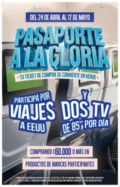 Vista previa Disco - Disco Promo PasaporteGloria  válido desde el 24.04.2026