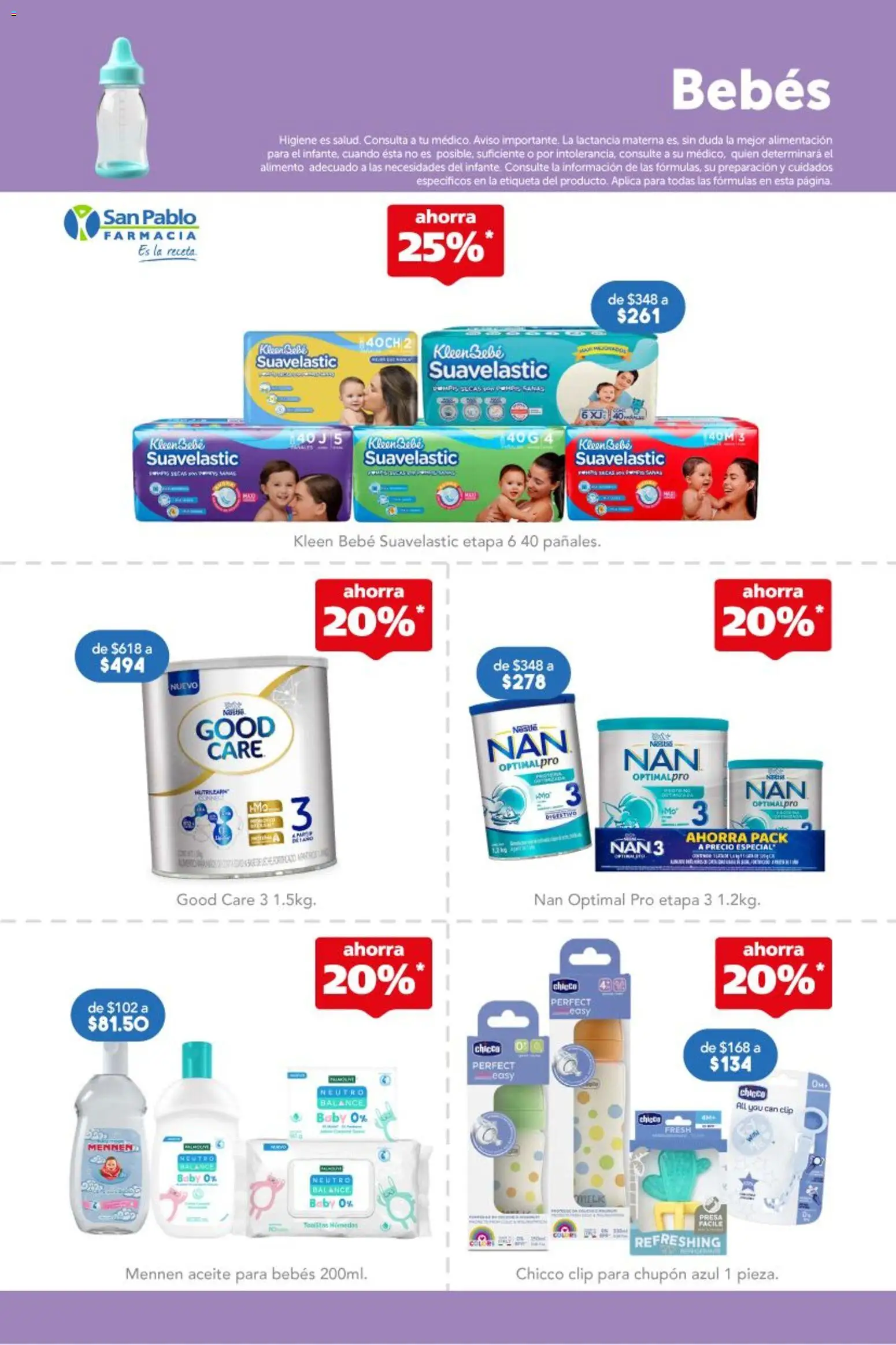 Nuevas ofertas de Farmacia San Pablo válidas en toda la República Mexicana desde el 23.11.2025. ¡Encuentra las mejores ofertas en Farmacia San Pablo catálogo! | Página: 12 | Productos: Aceite