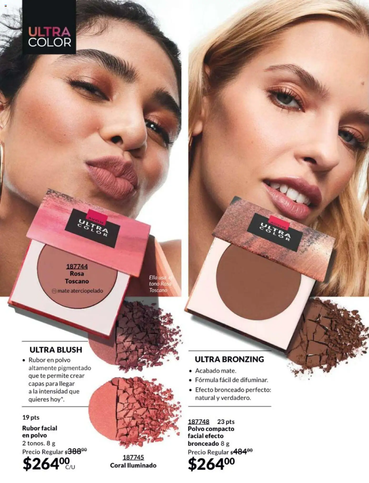 Nuevas ofertas de AVON válidas en toda la República Mexicana desde el 13.03.2026. ¡Encuentra las mejores ofertas en AVON campaña 5 2026! | Página: 30 | Productos: Polvo compacto, Mate, Polvo, Rubor