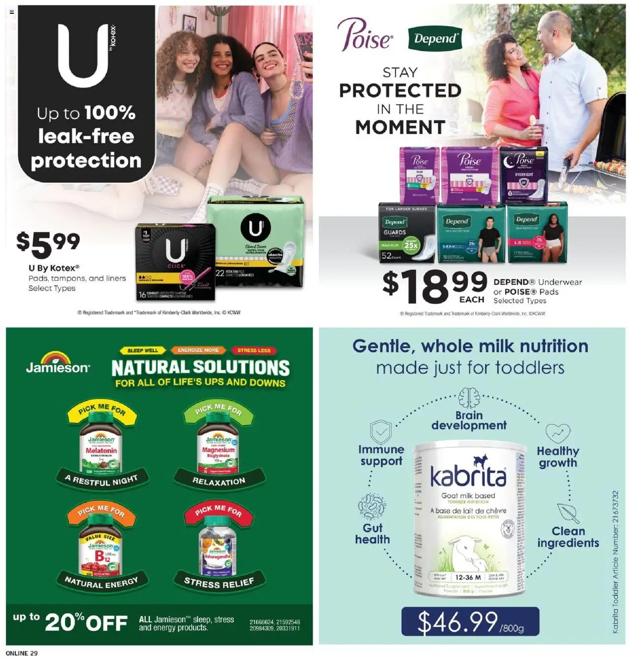 Fortinos flyer valid from 16.10.2025 | Page: 28 | Products: Powder, Milk, Underwear