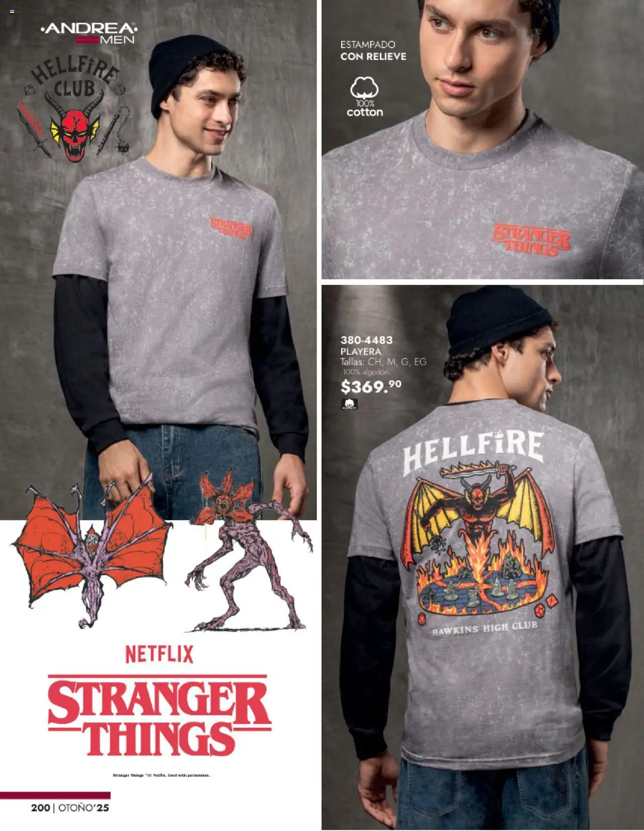 Nuevas ofertas de Andrea válidas en toda la República Mexicana desde el 24.08.2025. ¡Encuentra las mejores ofertas en Andrea - Catálogo Vestir Caballero! | Página: 38 | Productos: Playera
