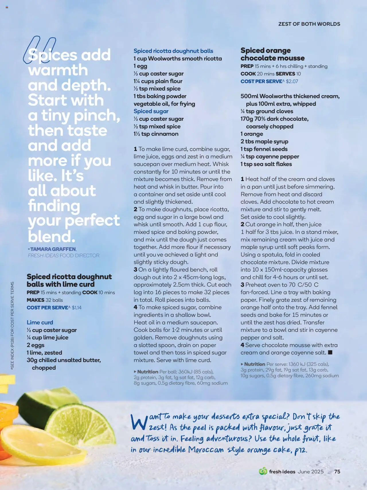 Woolworths catalogue - valid from 01.06.2025 | Page: 75 | Products: Oil, Peel, Lime, Oven
