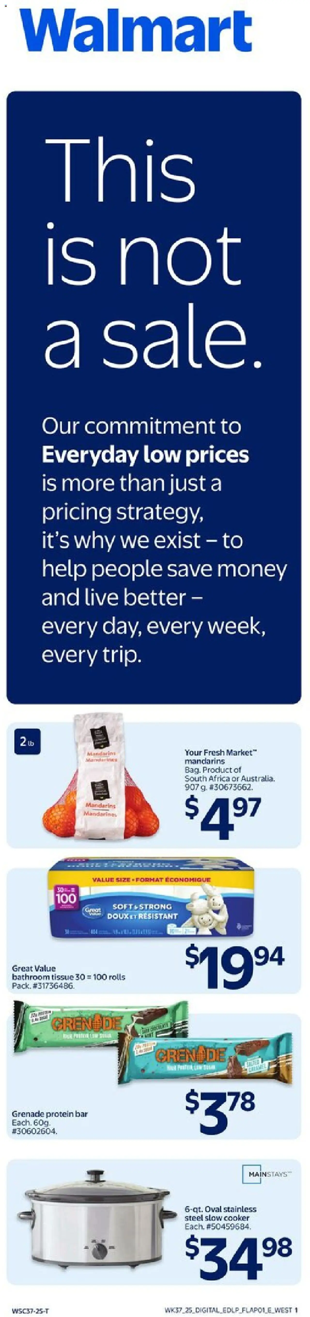 Walmart flyer valid from 09.10.2025 | Page: 2 | Products: Cooker