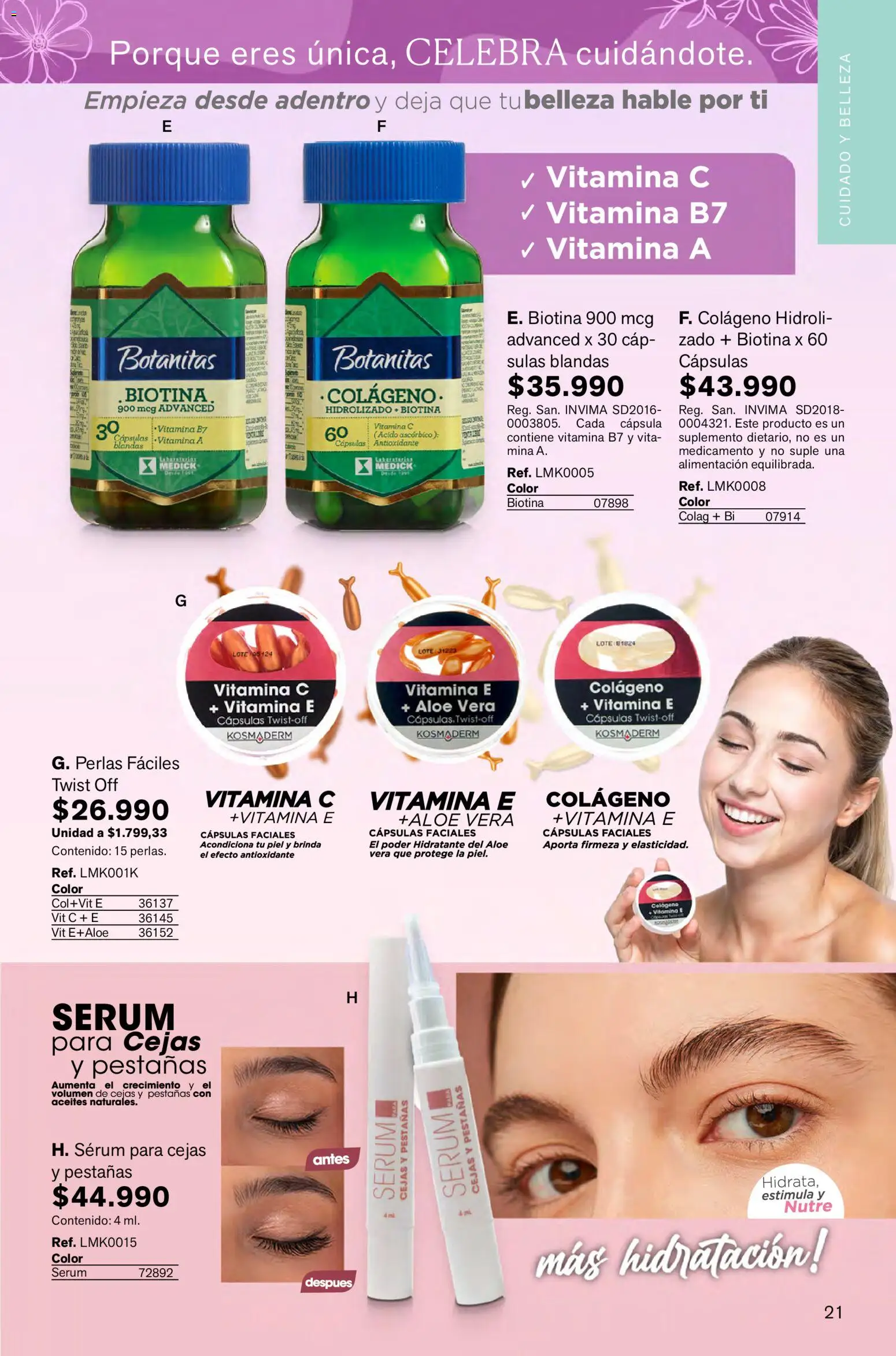 Leonisa revista - valida desde el 05.02.2026 | Página: 21 | Productos: Serum, Loción tonificante