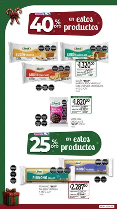 Vista previa La Anonima Marca Propia Fiestas válido desde el 18.12.2025 | Página: 21 | Productos: Baño, Budín, Mani, Pionono
