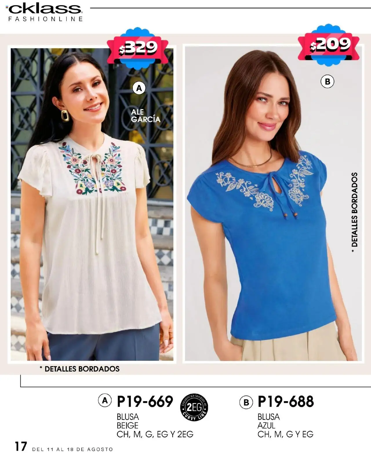 Nuevas ofertas de Cklass válidas en toda la República Mexicana desde el 11.08.2025. ¡Encuentra las mejores ofertas en Cklass - Catálogo Hot Fashion! | Página: 18 | Productos: Blusa