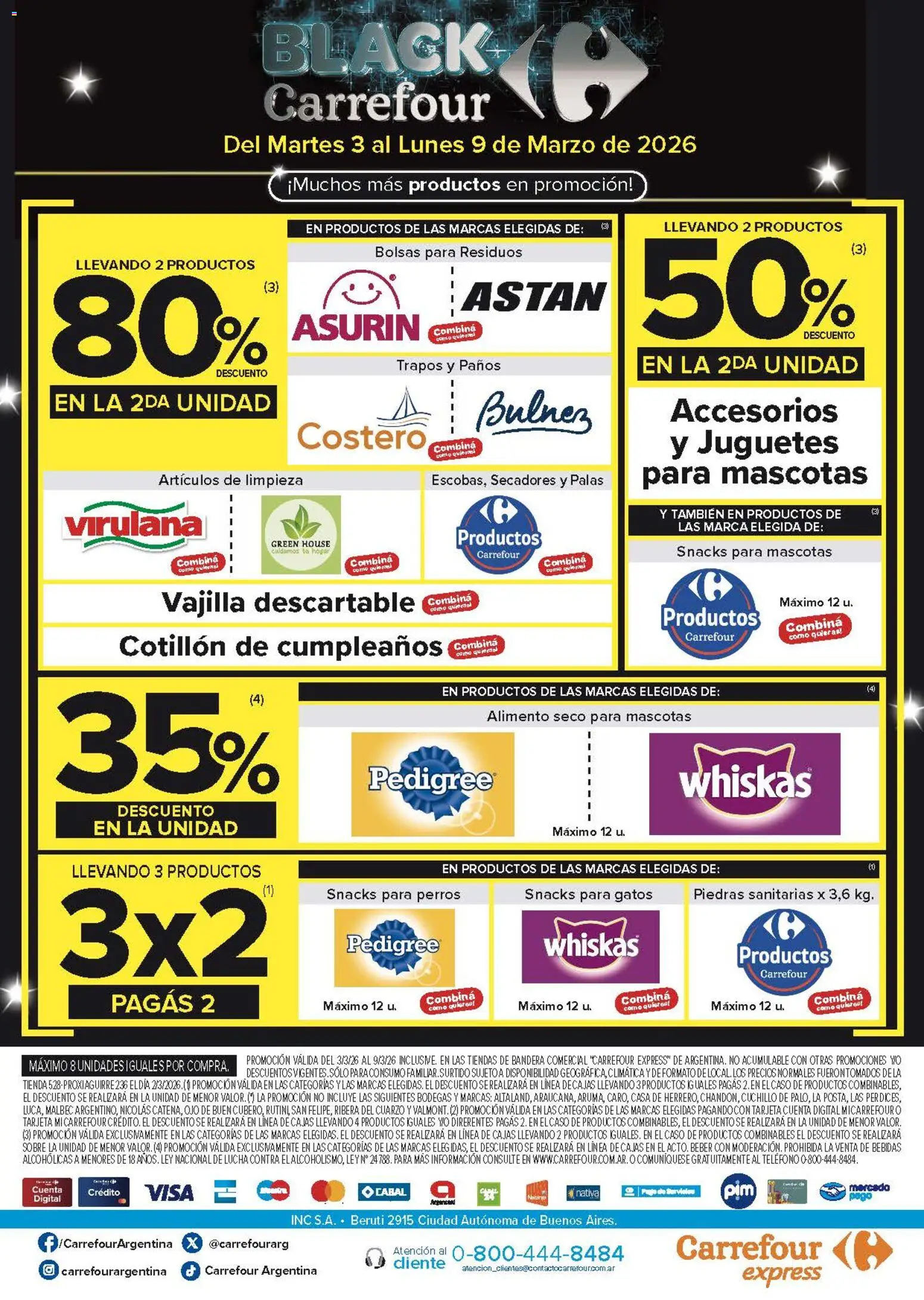 Carrefour Express ofertas │ válido desde el 03.03.2026 | Página: 5 | Productos: Teléfono, Caso, Cuchillo, Sobre
