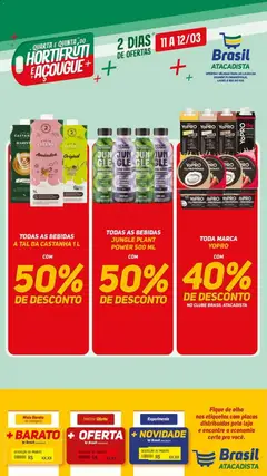 Brasil Atacadista ofertas Hortifruti e Açougue - Pré-Visualização do folheto da loja Brasil Atacadista, válido de 11.03.2026