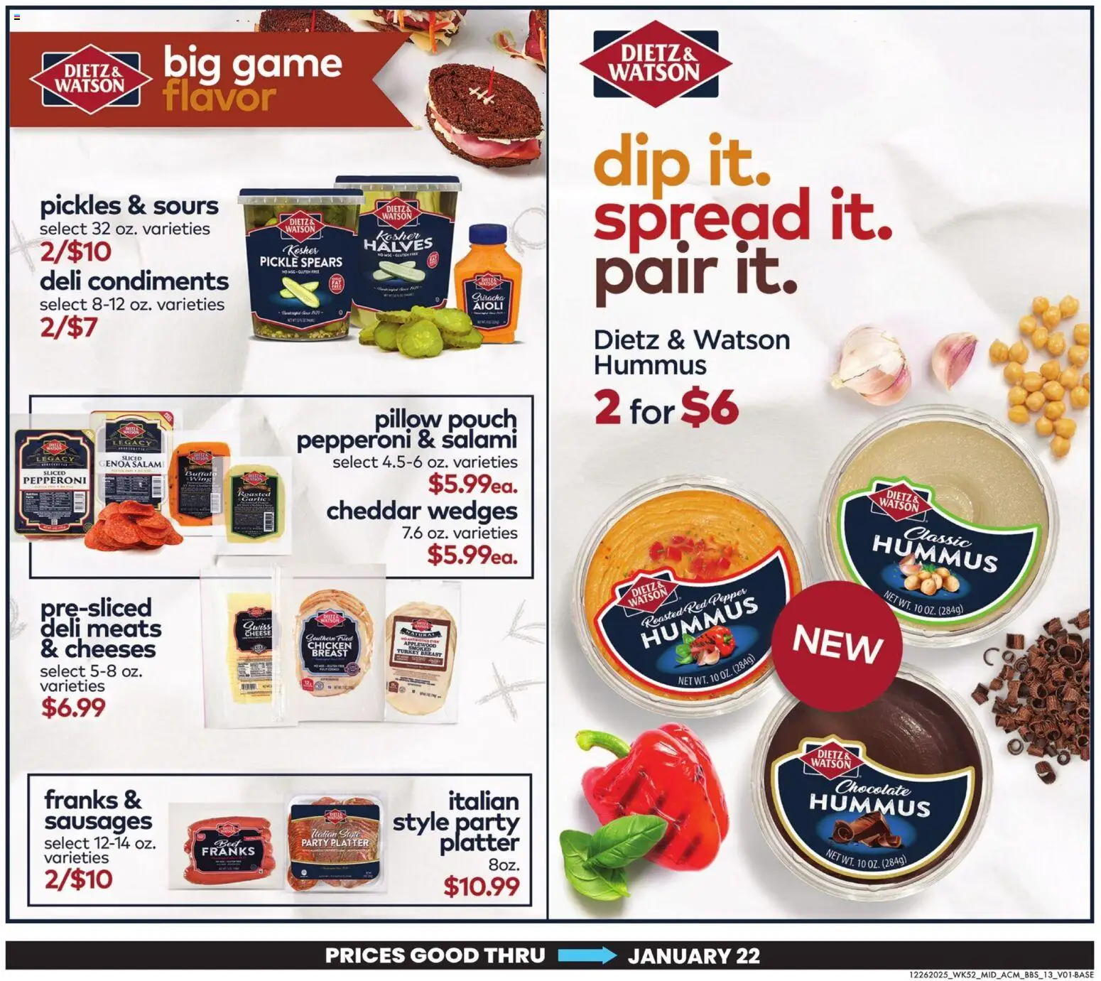 Acme - Big Book of Savings - valid from 26.12.2025 | Page: 13 | Products: Pillow, Cheese, Salami, Game