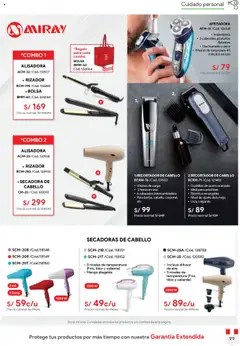 Catálogo Hiraoka válido desde 12.07.2025 | Página: 99 | Productos: Bolsa, Secadora, Rizador