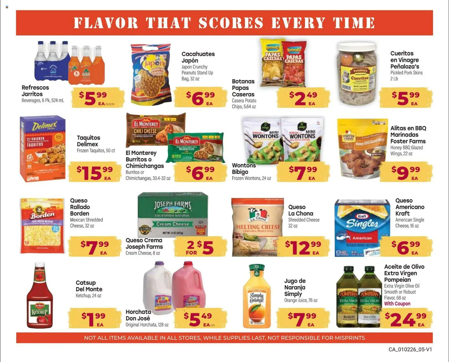 Cardenas In-Store Flyer - valid from 02.01.2026 | Page: 5 | Products: Oil, Pork, Ketchup, Cream