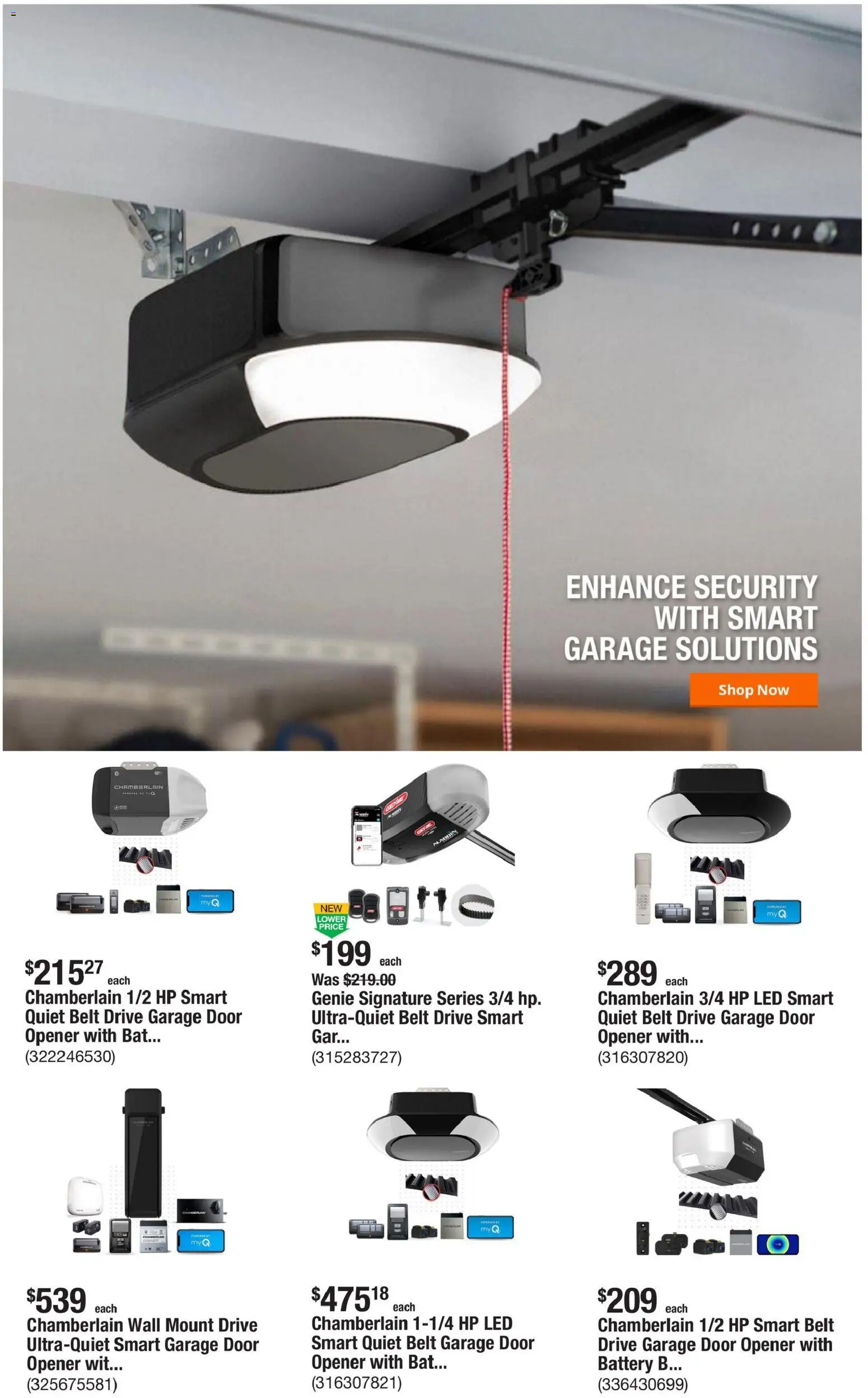 Home Depot Weekly Ad - FL - valid from 05.03.2026 | Page: 8 | Products: Opener, Battery, Belt