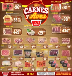 Vista previa de Casa Ley folleto Carnes y Aves La Paz, nuevo folleto de la tienda, válido en México a partir del 14.04.2026