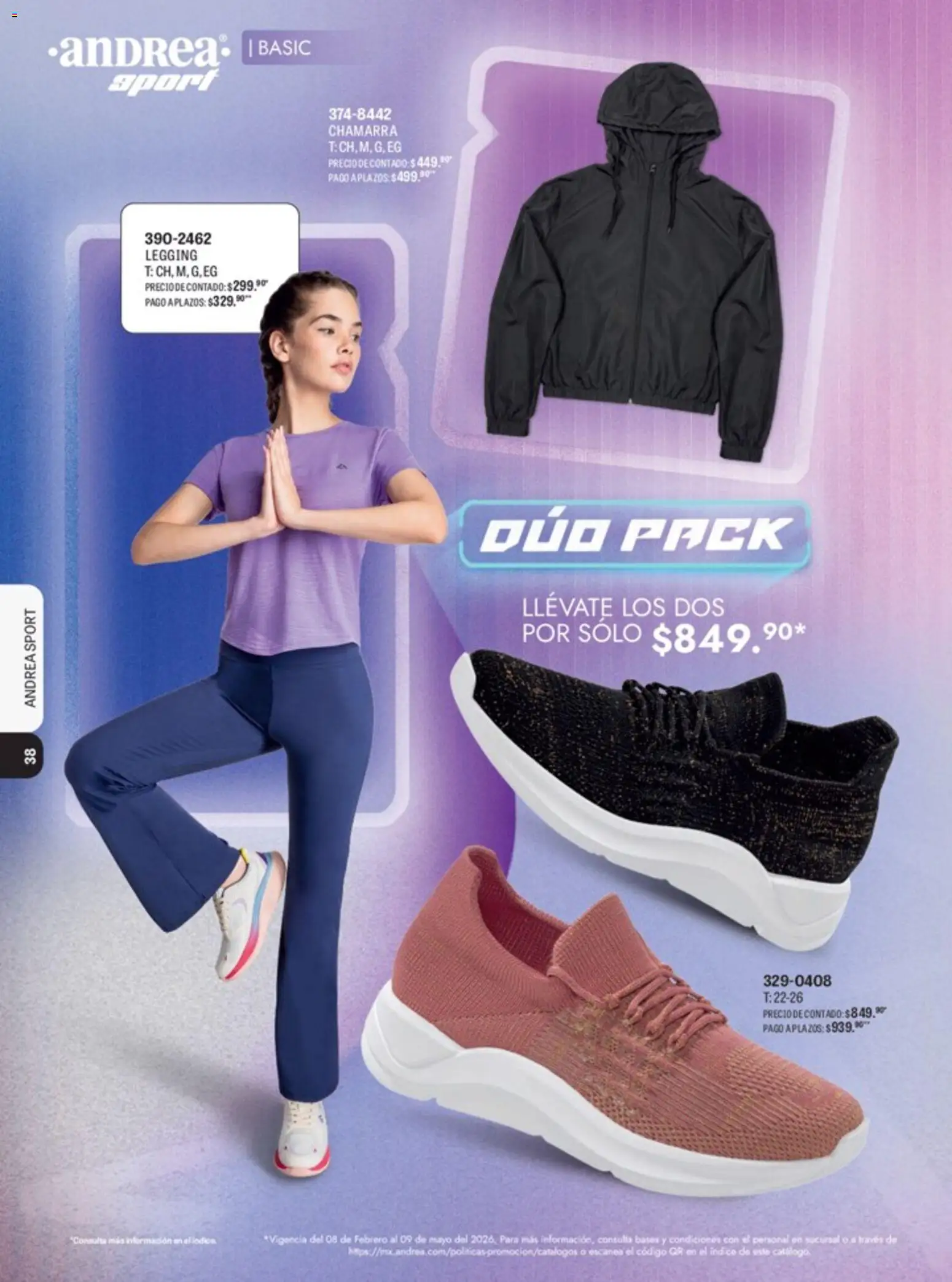 Nuevas ofertas de Andrea válidas en toda la República Mexicana desde el 15.04.2026. ¡Encuentra las mejores ofertas en Andrea catálogo Lo mejor en marcas! | Página: 32 | Productos: Chamarra