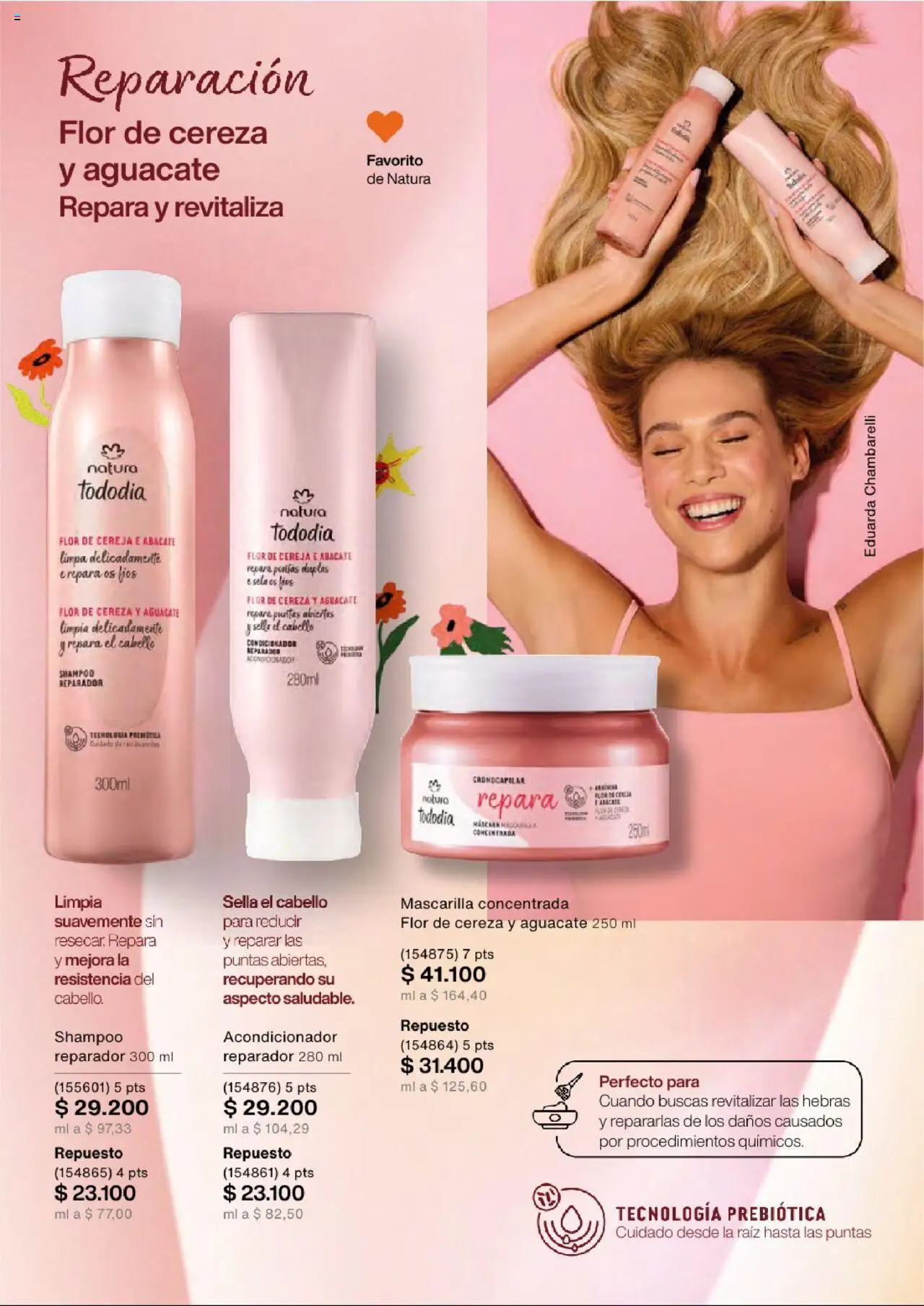 Natura revista - valida desde el 03.09.2025 | Página: 136 | Productos: Aguacate, Shampoo, Mascarilla, Acondicionador