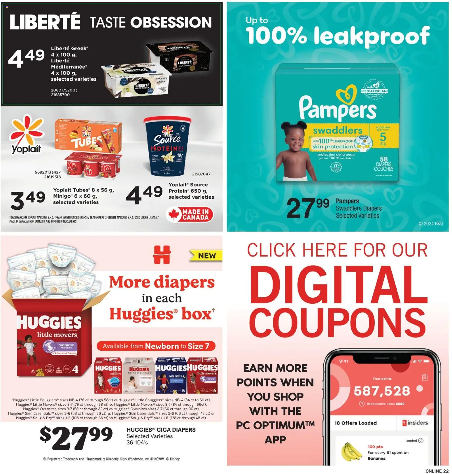 Fortinos flyer valid from 05.03.2026 | Page: 22 | Products: PC, Bananas