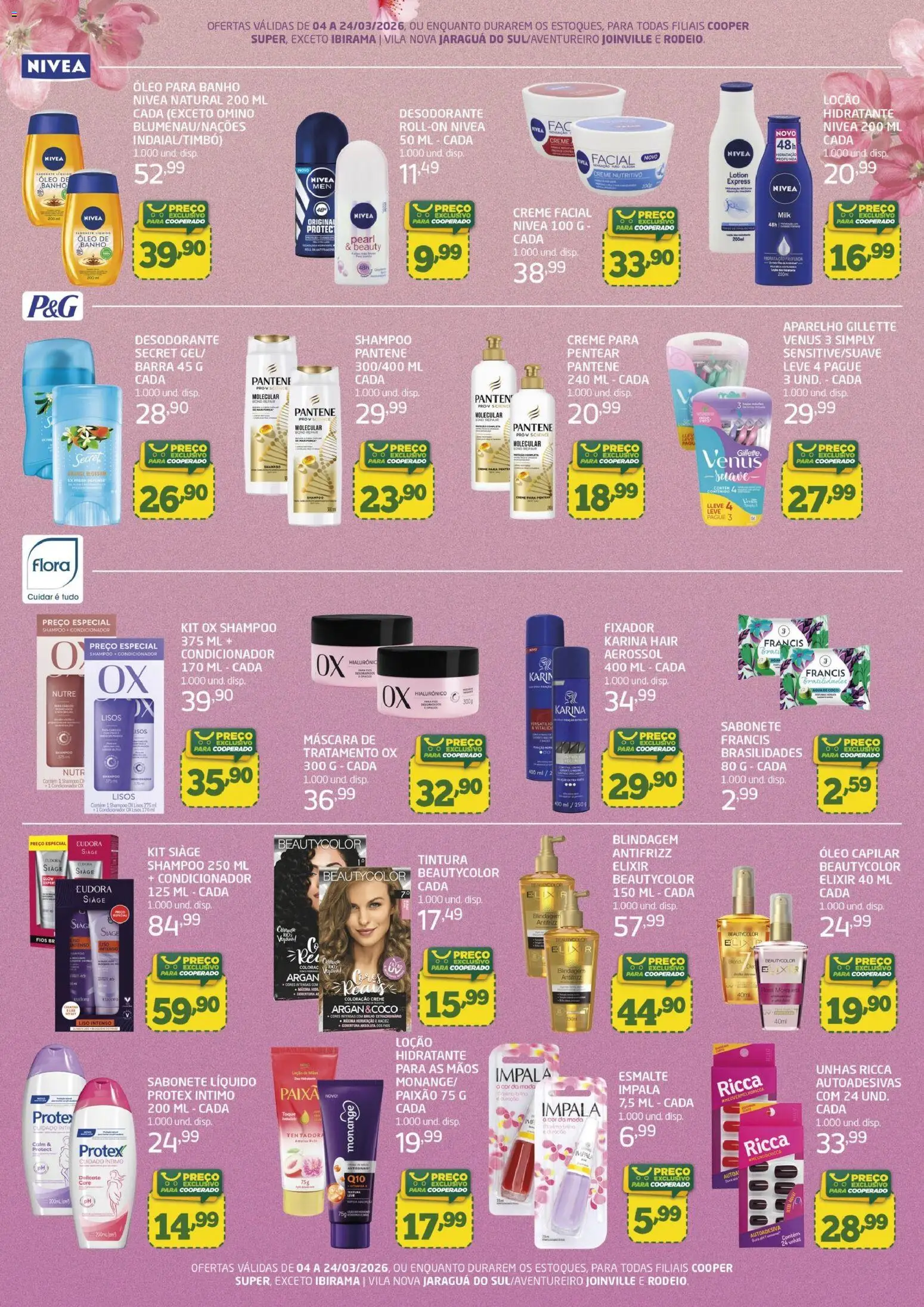 Cooper Folheto - válido de 04.03.2026 | Página: 2 | Produtos: Shampoo, Desodorante, Sabonete, Sabonete líquido