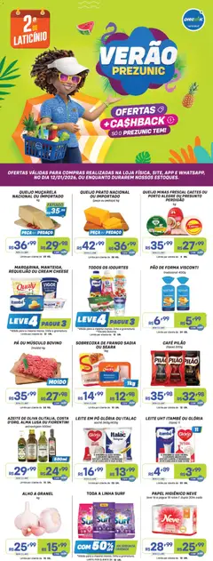 Encarte Prezunic - Pré-Visualização do folheto da loja Prezunic, válido de 12.01.2026