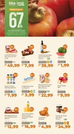 Oba Hortifruti - Ofertas da semana - Pré-Visualização do folheto da loja Oba Hortifruti, válido de 16.09.2025