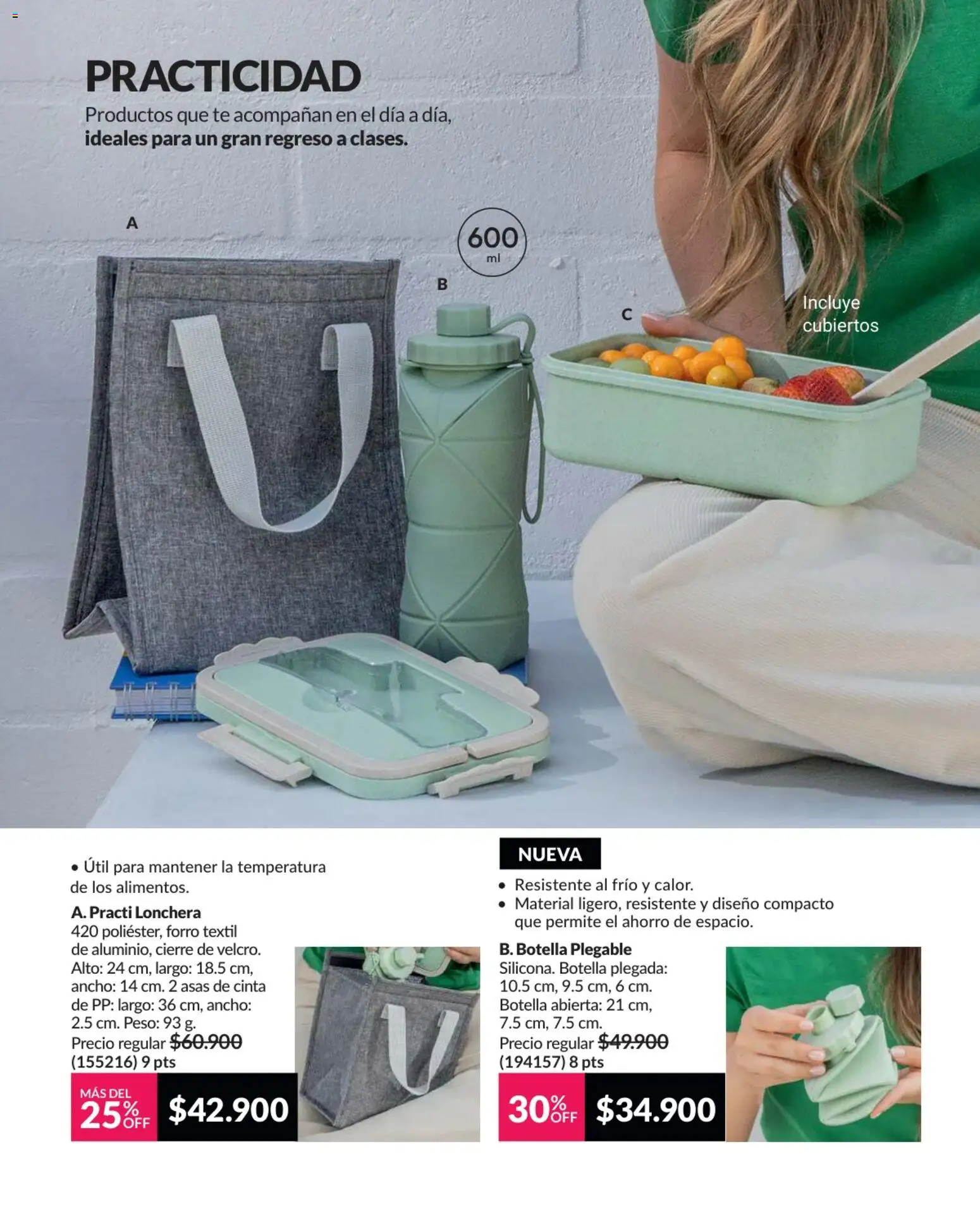 Avon revista - valida desde el 02.01.2026 | Página: 166 | Productos: Té, Peso, Lonchera, Cinta