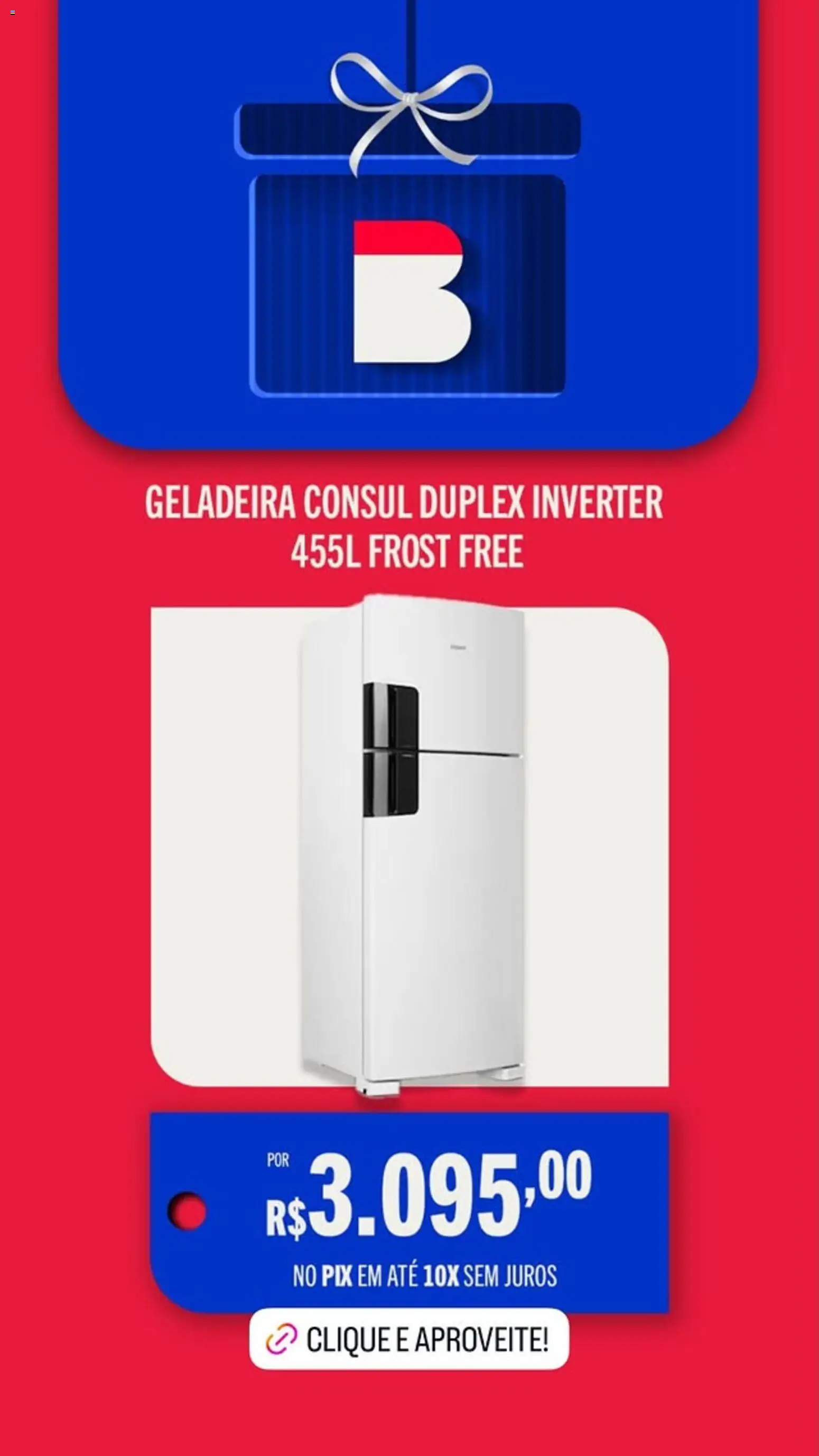 Casas Bahia Folheto - válido de 19.12.2025 | Página: 3 | Produtos: Geladeira