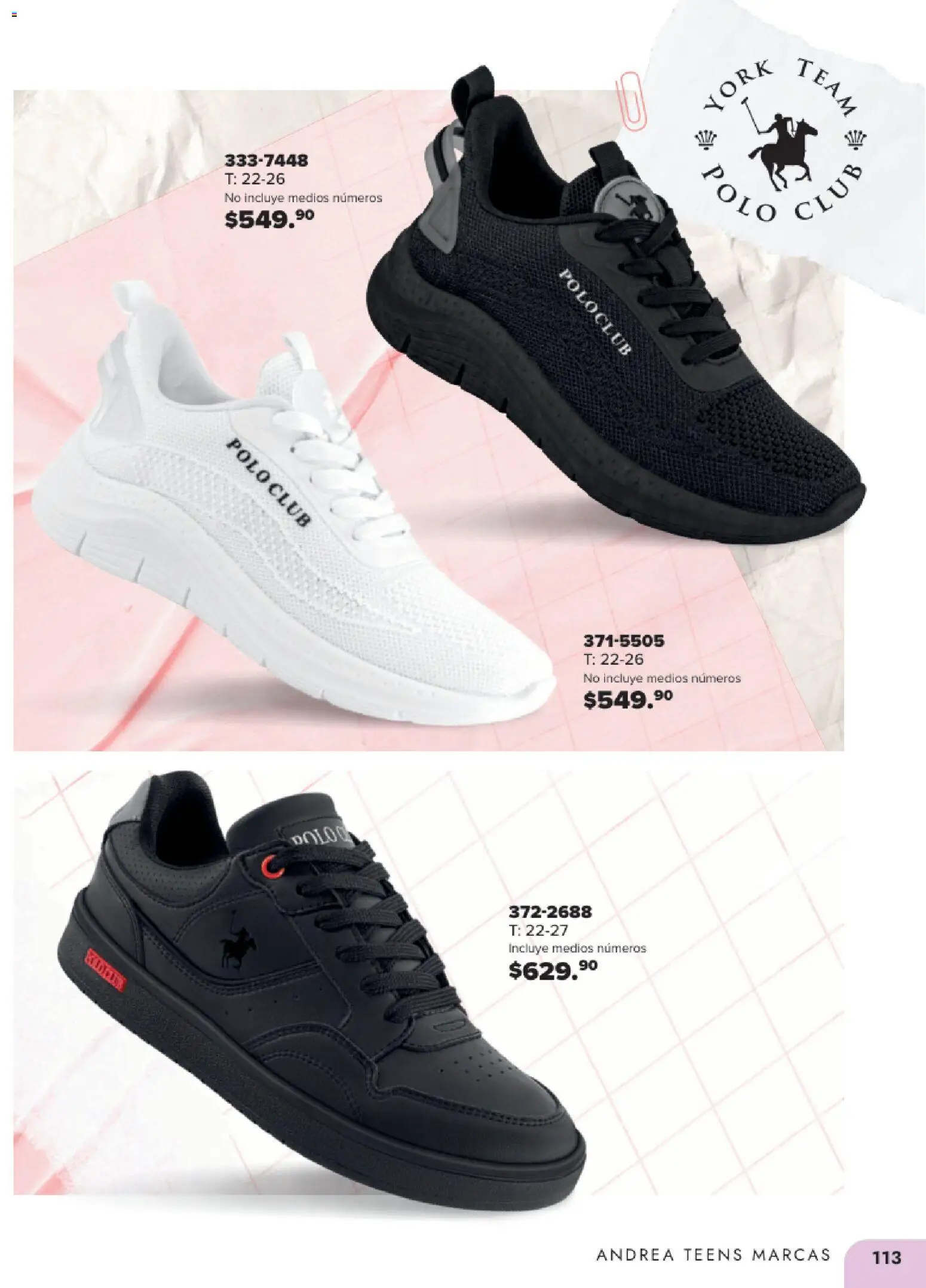 Nuevas ofertas de Andrea válidas en toda la República Mexicana desde el 25.05.2025. ¡Encuentra las mejores ofertas en Andrea catálogo Colegial ! | Página: 113