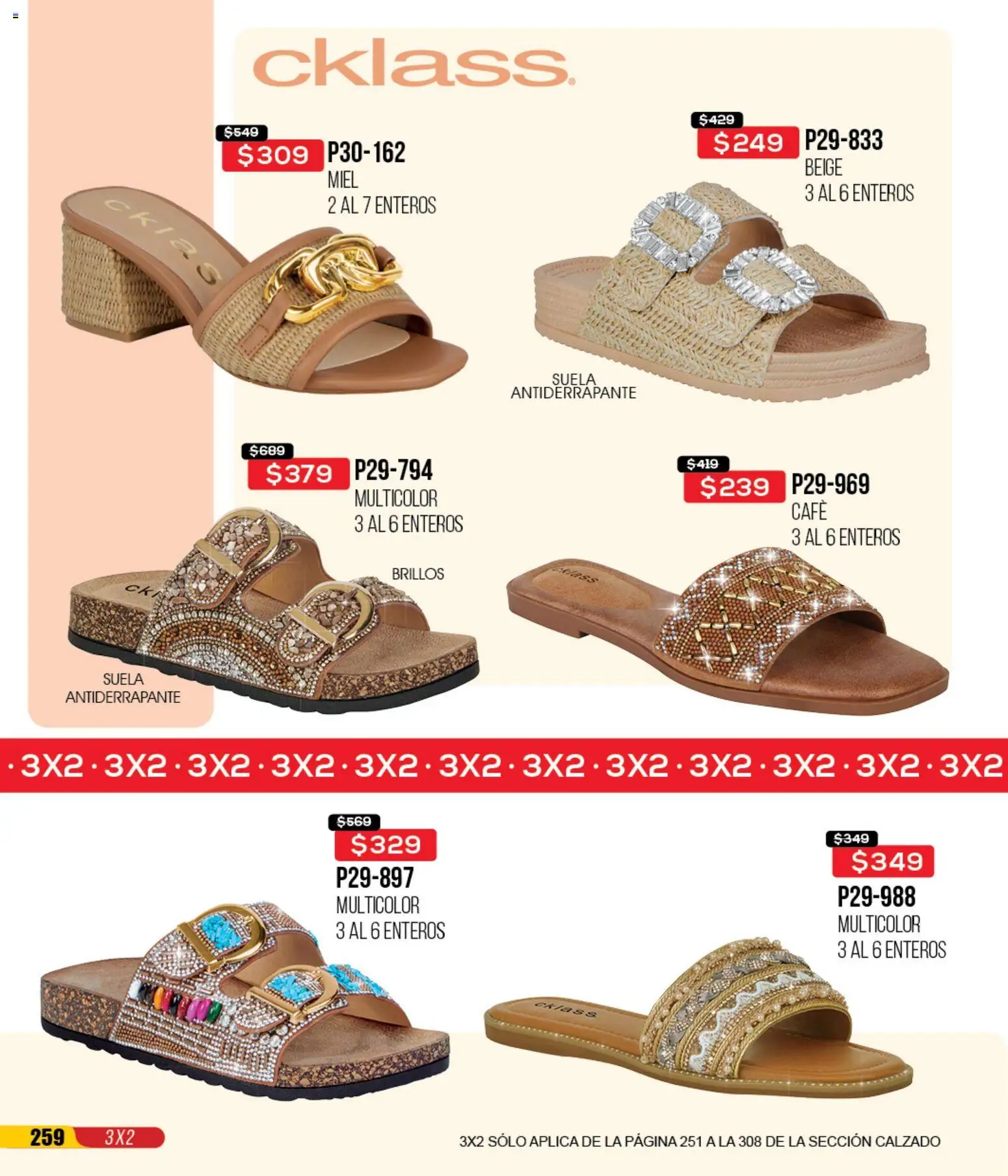 Nuevas ofertas de Cklass válidas en toda la República Mexicana desde el 12.01.2026. ¡Encuentra las mejores ofertas en Cklass catálogo Mega Ofertas Calzado! | Página: 260 | Productos: Café