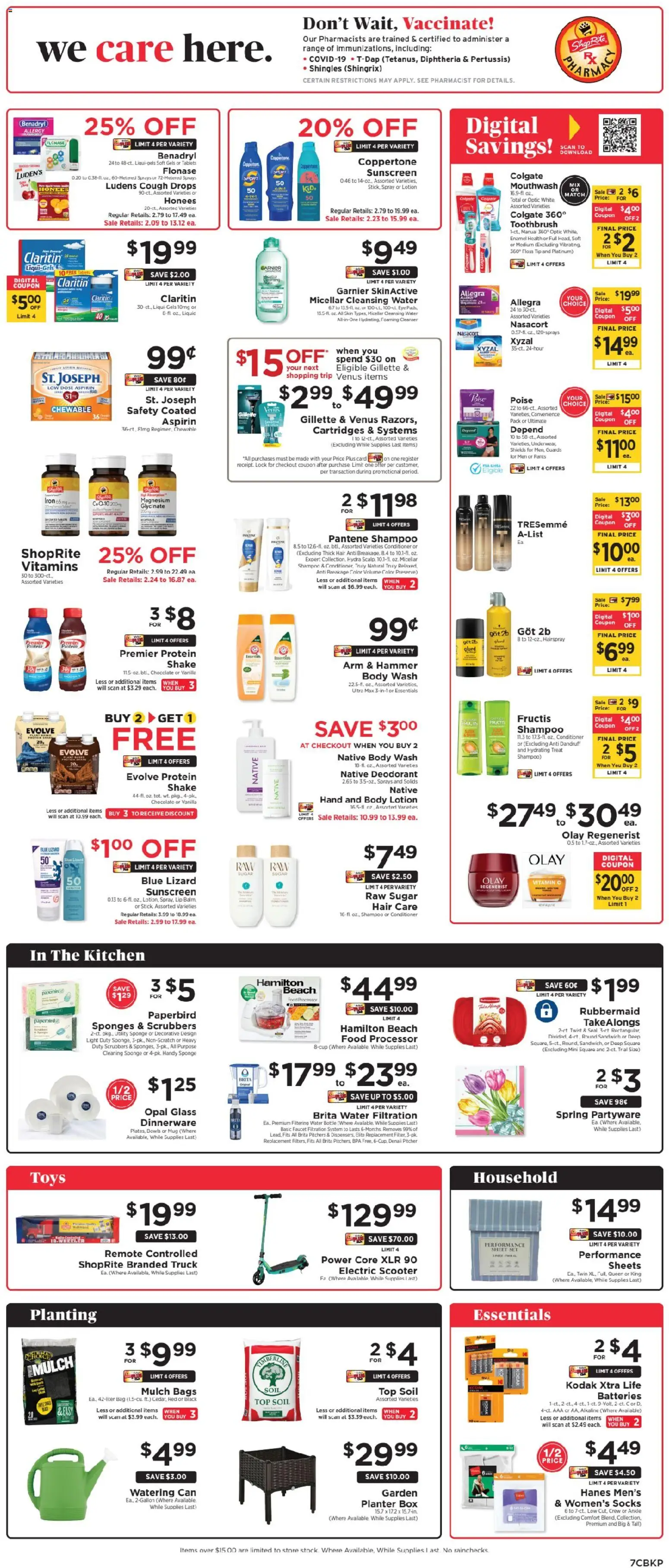 ShopRite Weekly Ad - valid from 17.04.2026 | Page: 8 | Products: Magnesium, Deodorant, Pants, Food Processor