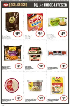 IGA catalogue - valid from 16.07.2025 | Page: 6 | Products: Pasta, Cream, Ice cream, Freezer