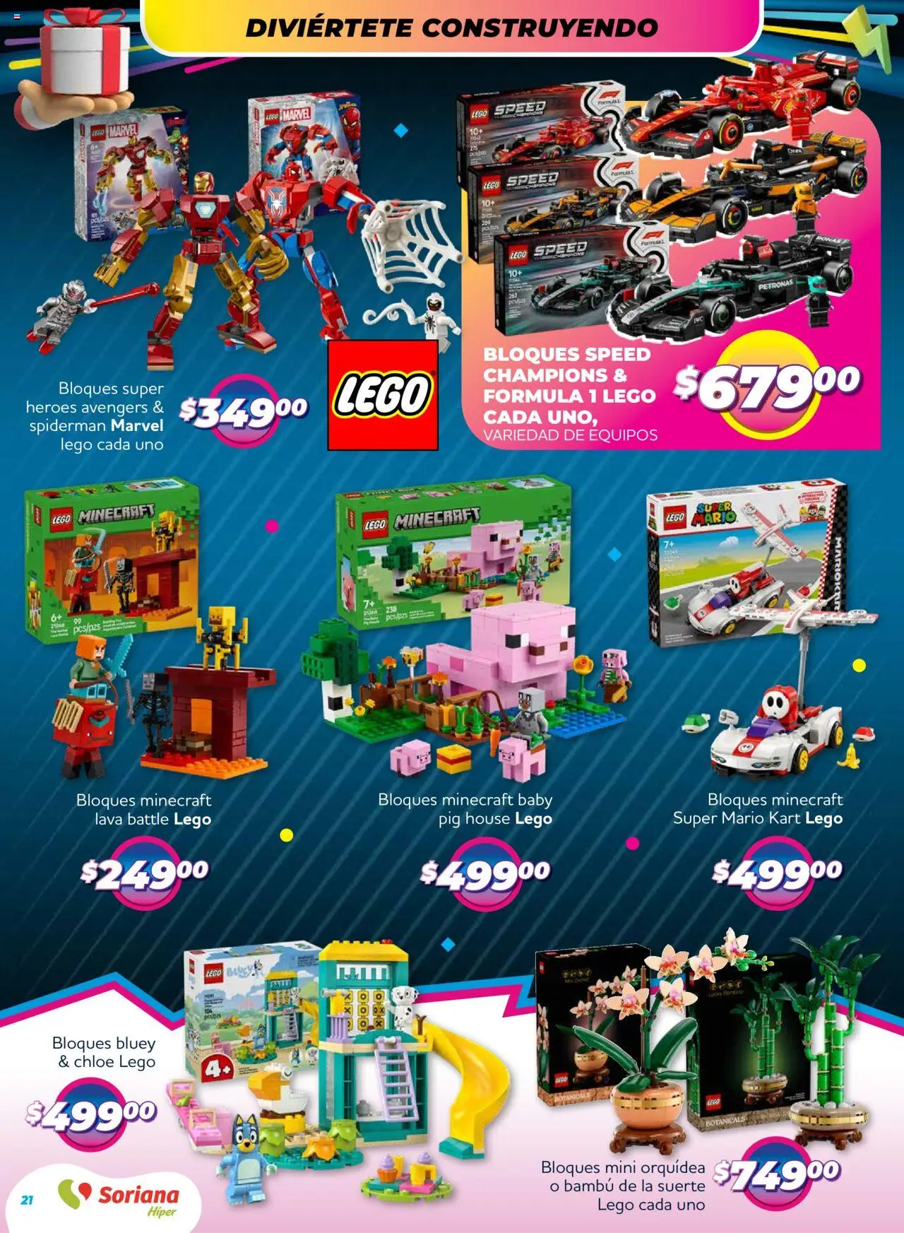 Nuevas ofertas de Soriana válidas en toda la República Mexicana desde el 09.10.2025. ¡Encuentra las mejores ofertas en Soriana - Reino de los Juguetes Súper Nacional! | Página: 21