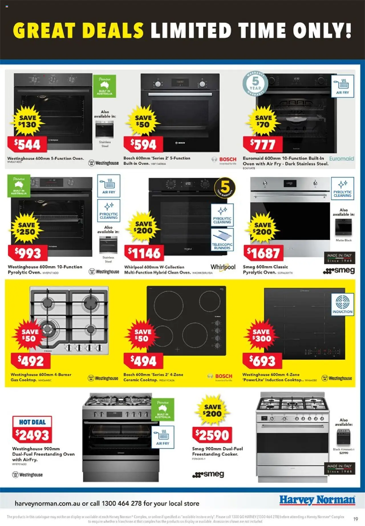 Harvey Norman catalogue - valid from 05.06.2025 | Page: 19 | Products: Accessories, Oven, Cooktop