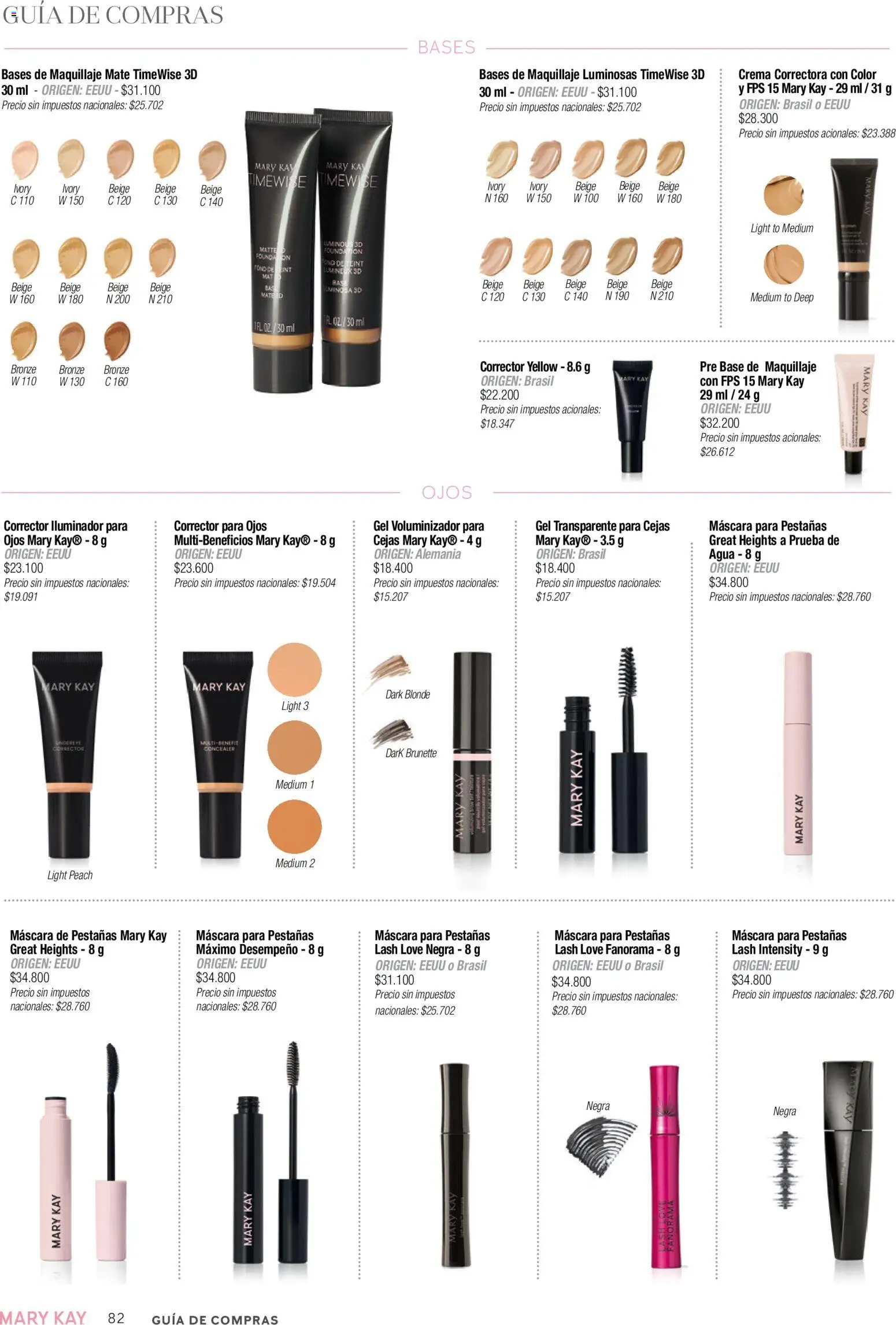 Mary Kay catálogo │ válido desde el 02.01.2026 | Página: 82 | Productos: Mate, Maquillaje, Máscara, Pre base