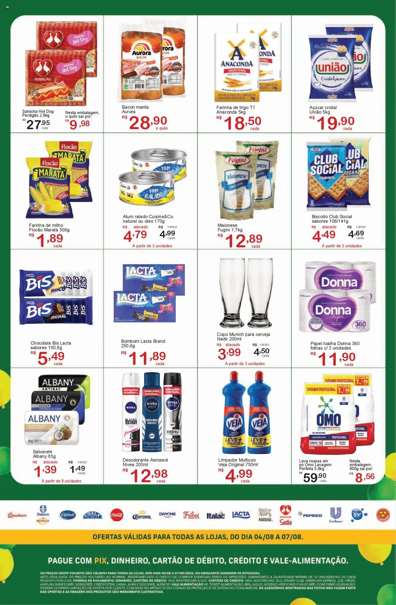 GIGA Atacado Folheto - válido de 04.08.2025 | Página: 4 | Produtos: Ferro, Papel toalha, Biscoito, Farinha de trigo