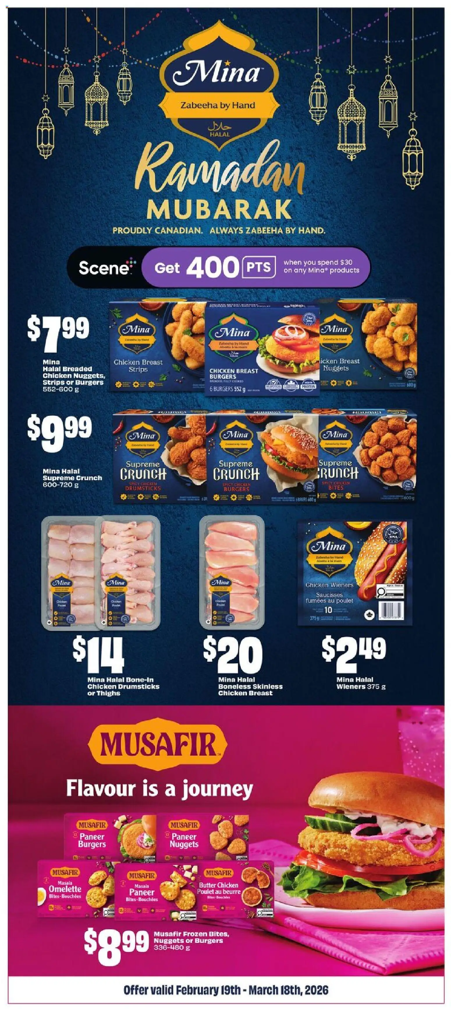 FreshCo flyer valid from 19.02.2026 | Page: 13 | Products: Butter, Chicken