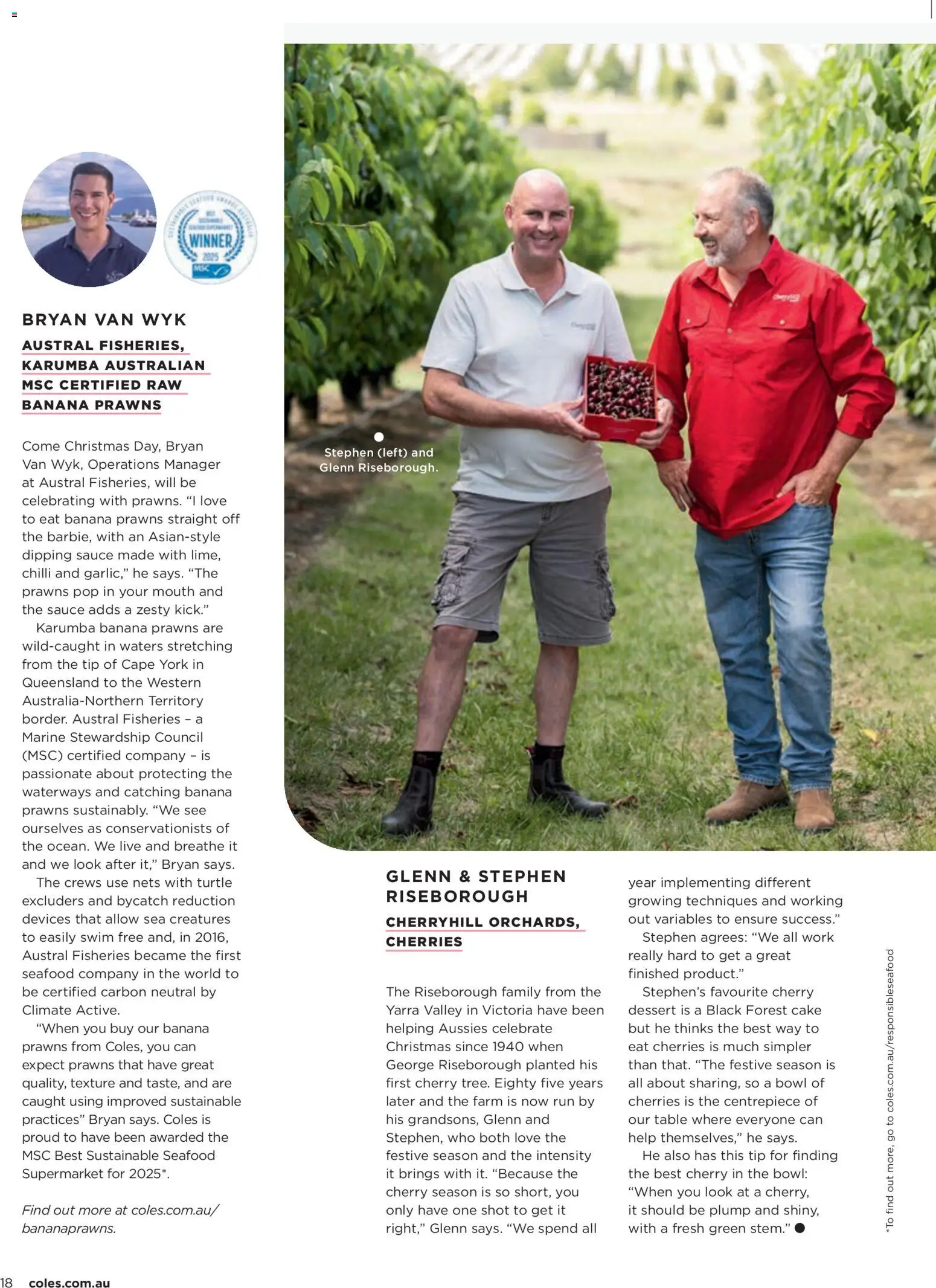 Coles catalogue - valid from 04.12.2025 | Page: 18 | Products: Table, Cherries, Centrepiece, Chilli