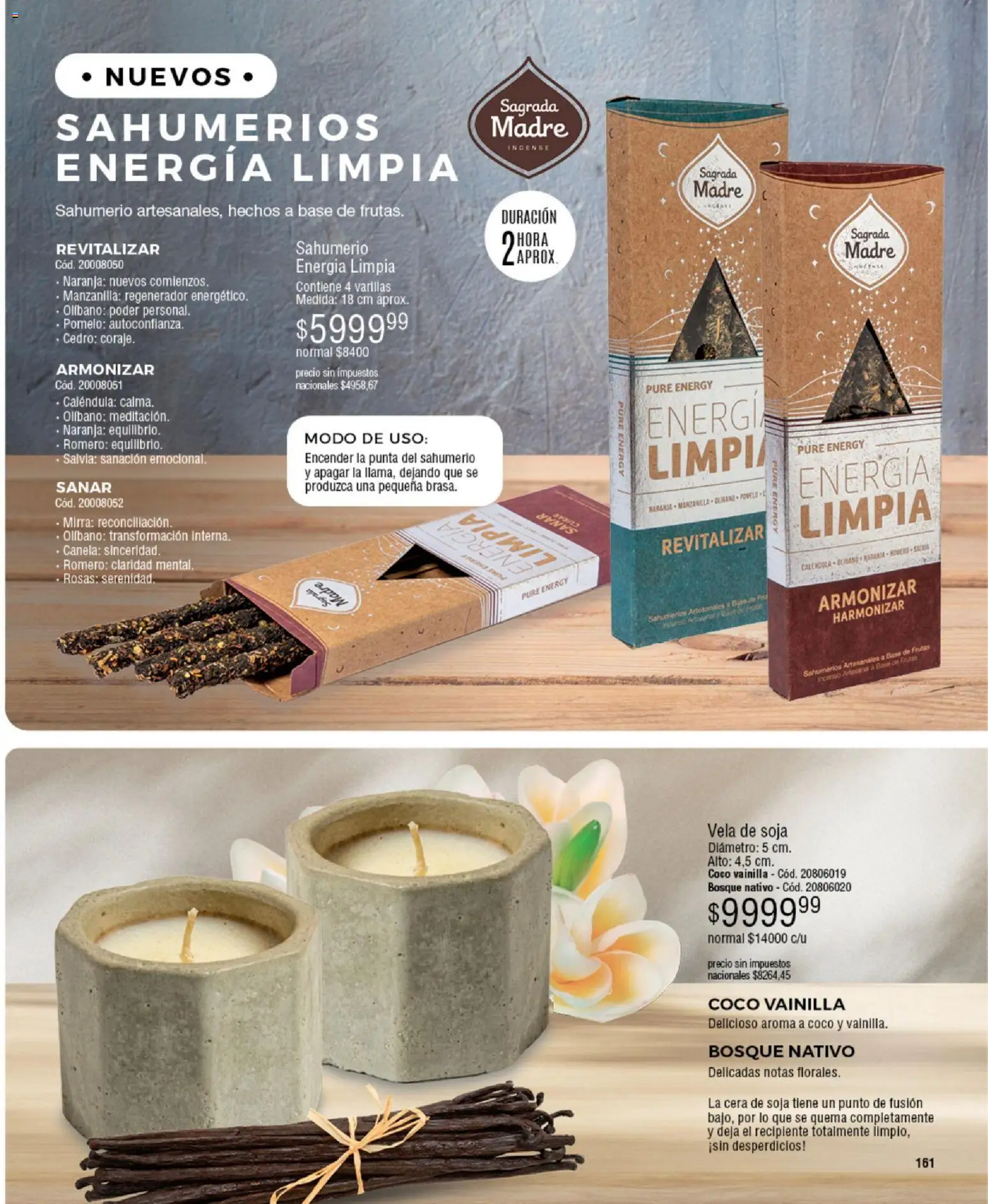 Millanel - Catálogo │ válido desde el 08.12.2025 | Página: 185 | Productos: Vela, Sahumerio, Cera, Pomelo