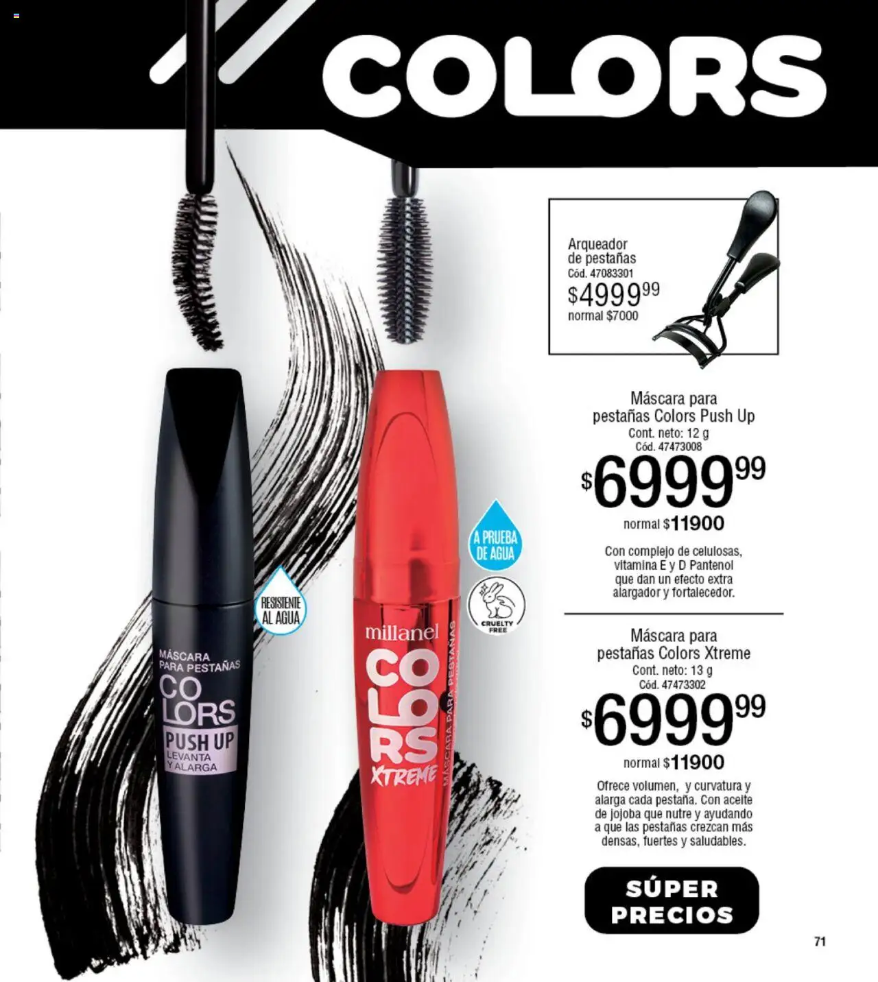 Millanel catálogo │ válido desde el 23.06.2025 | Página: 71 | Productos: Aceite, Máscara, Agua