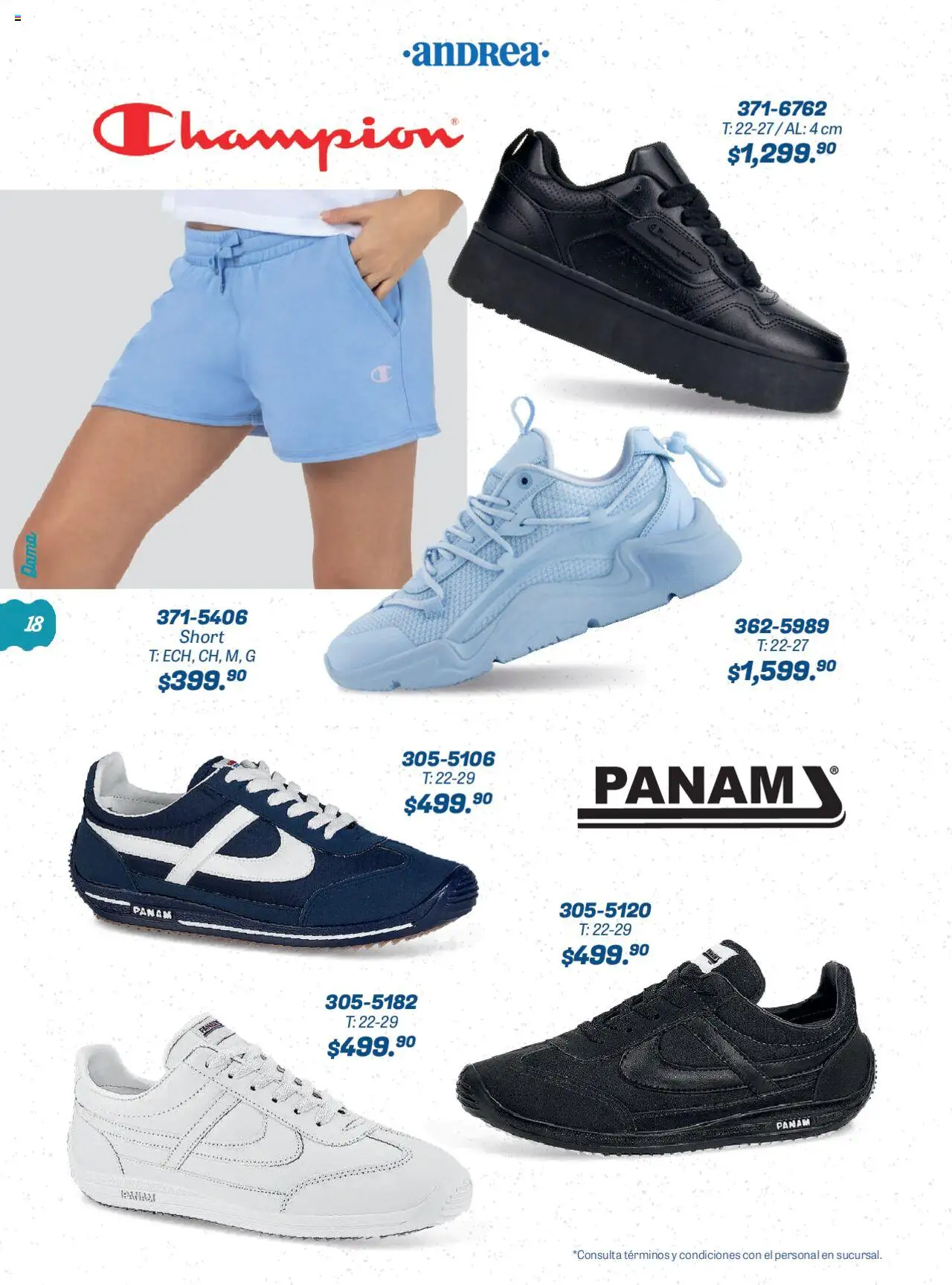 Nuevas ofertas de Andrea válidas en toda la República Mexicana desde el 22.06.2025. ¡Encuentra las mejores ofertas en Andrea catálogo Summer Time! | Página: 18 | Productos: Short