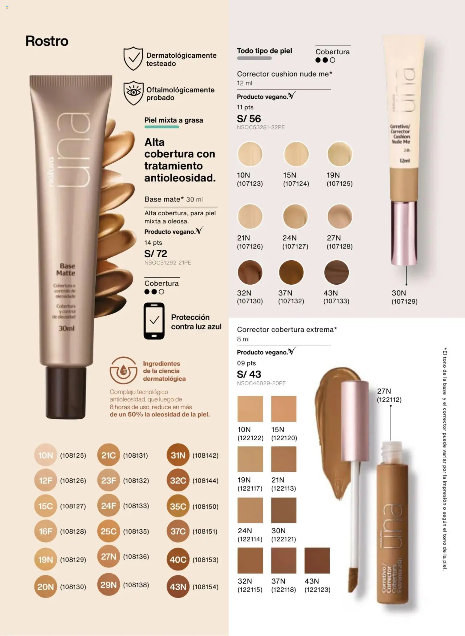 Catálogo Natura válido desde 18.02.2026 | Página: 77 | Productos: Corrector