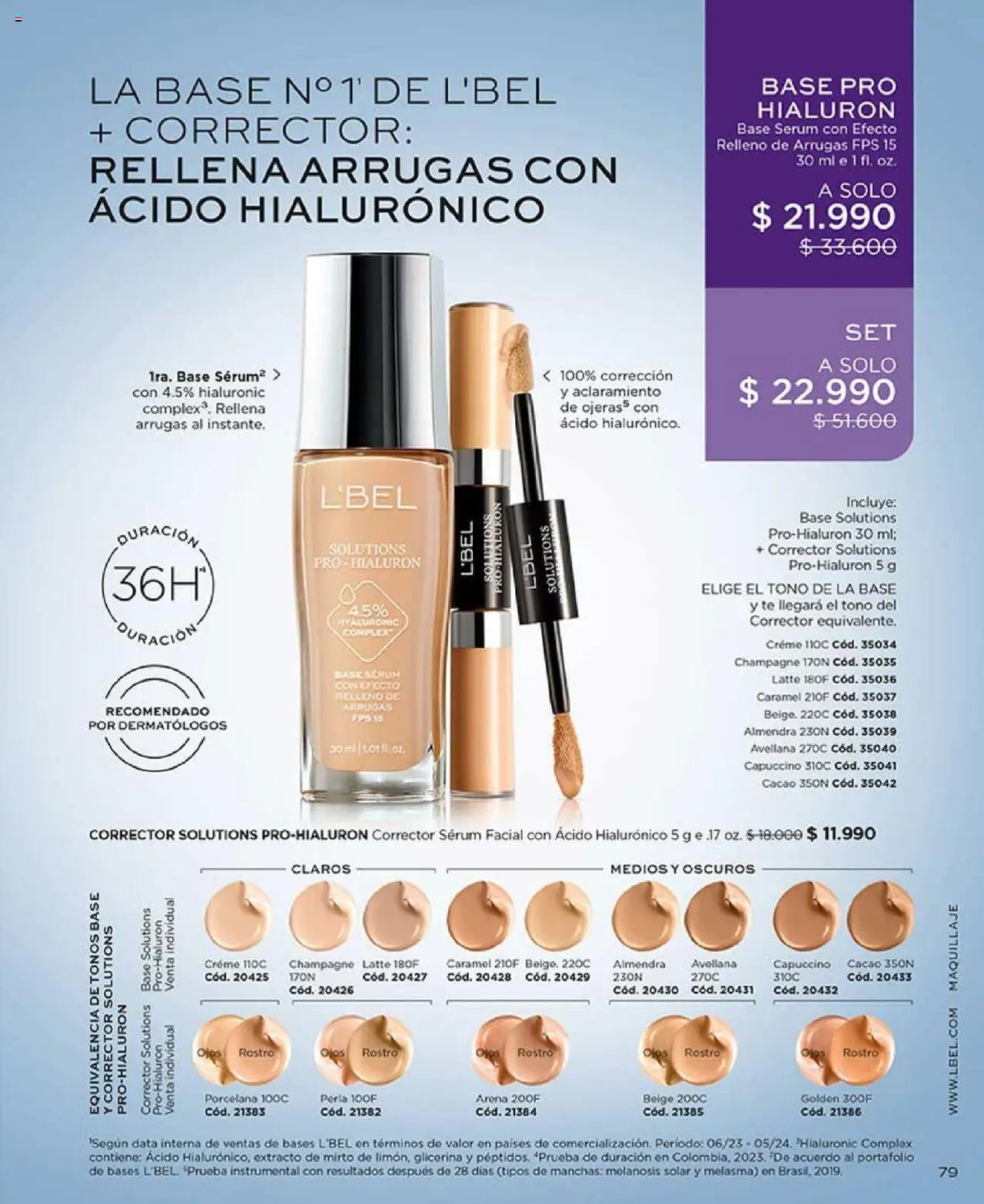 Catálogo L'Bel Campaña 13 │ válido desde el 29.07.2025 | Página: 79 | Productos: Corrector, Té, Serum, Individual