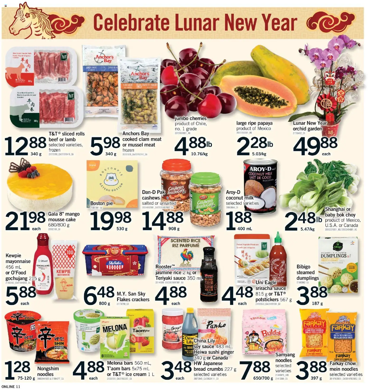 Fortinos flyer valid from 29.01.2026 | Page: 11 | Products: Cream, Ice cream, Chair, Pork