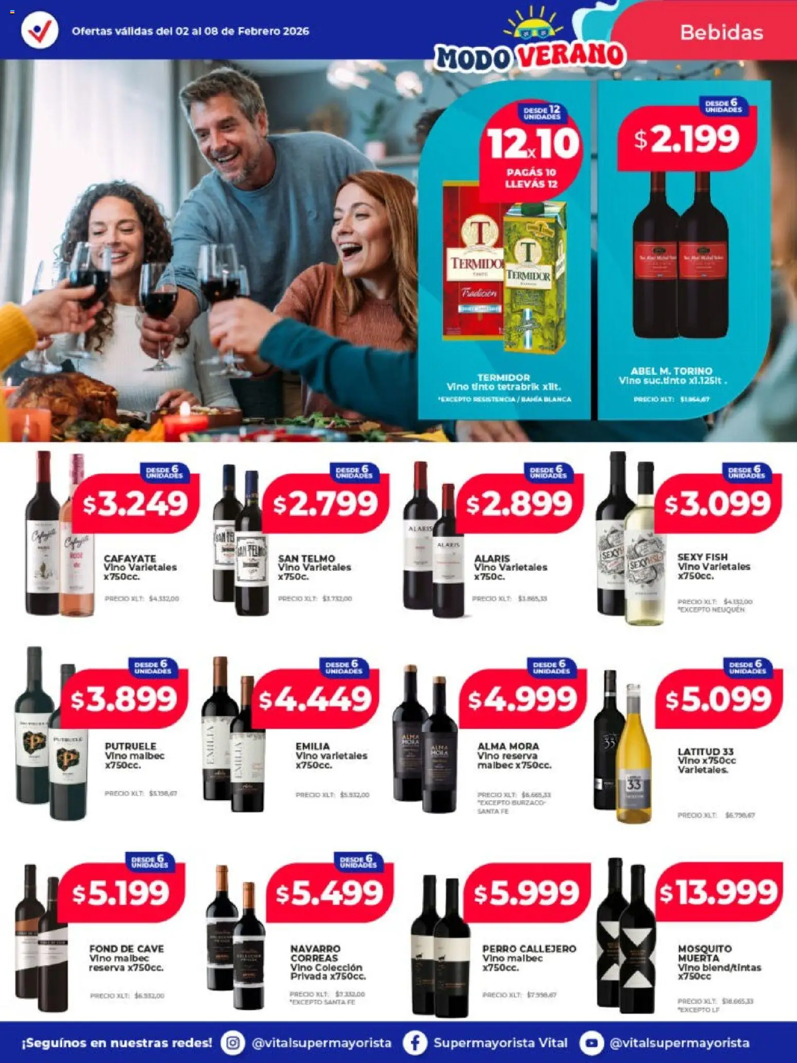 Vital  - Ofertas - Resistencia │ válido desde el 02.02.2026 | Página: 12 | Productos: Vino