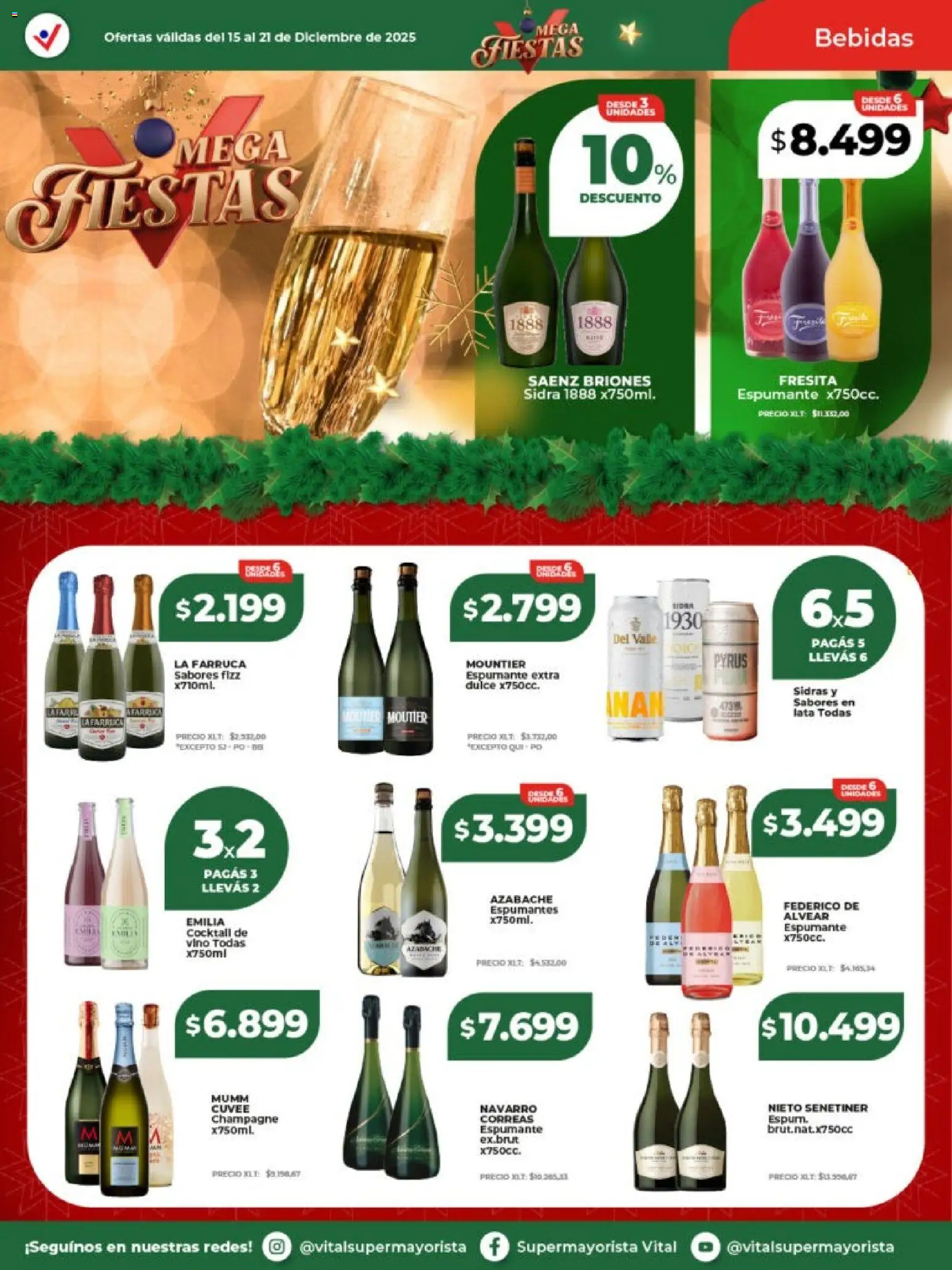Vital - Ofertas - Santa Fe  │ válido desde el 15.12.2025 | Página: 17 | Productos: Champagne, Vino