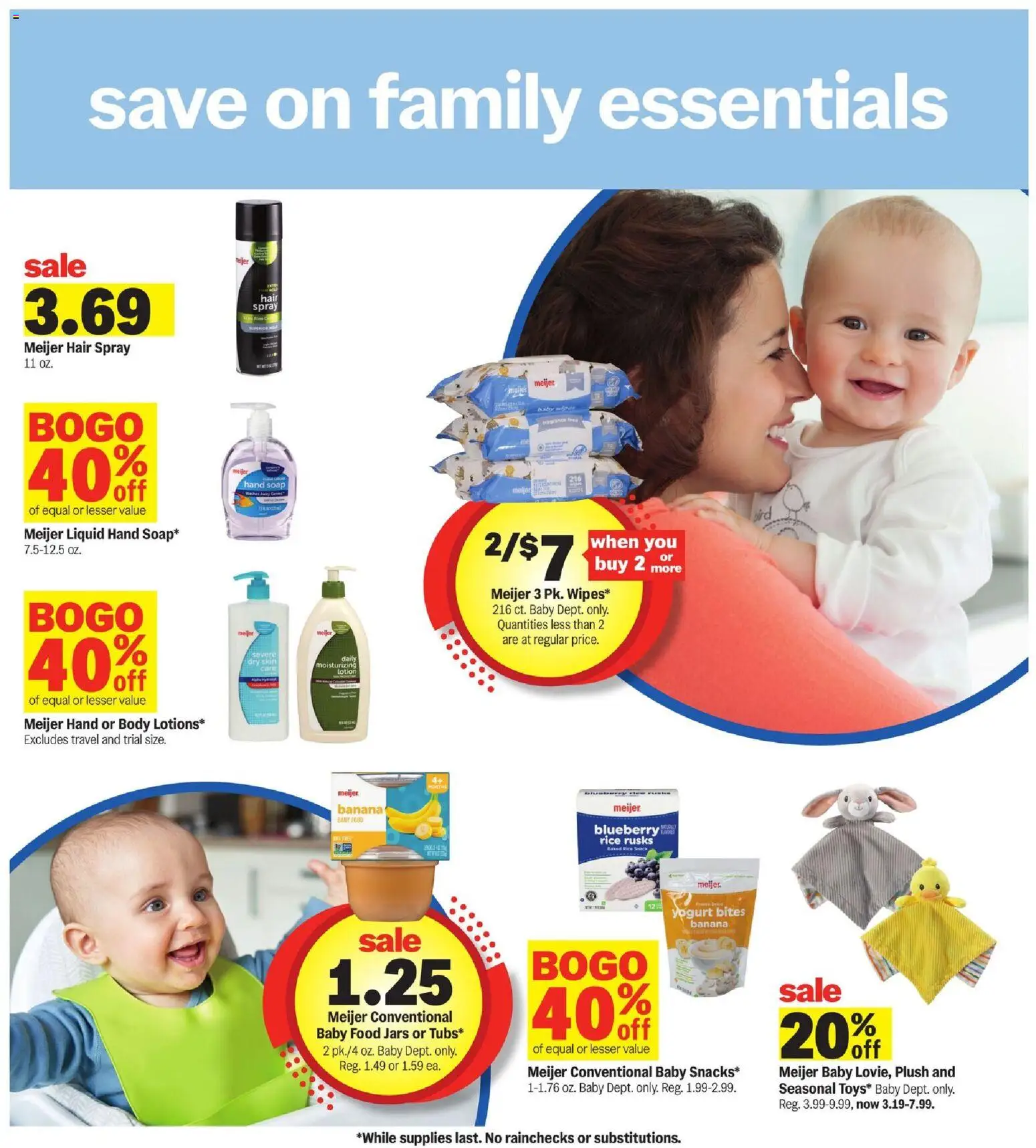 Meijer Weekly Ad - MI - valid from 18.03.2026 | Page: 20 | Products: Yogurt, Soap, Rice, Baby food