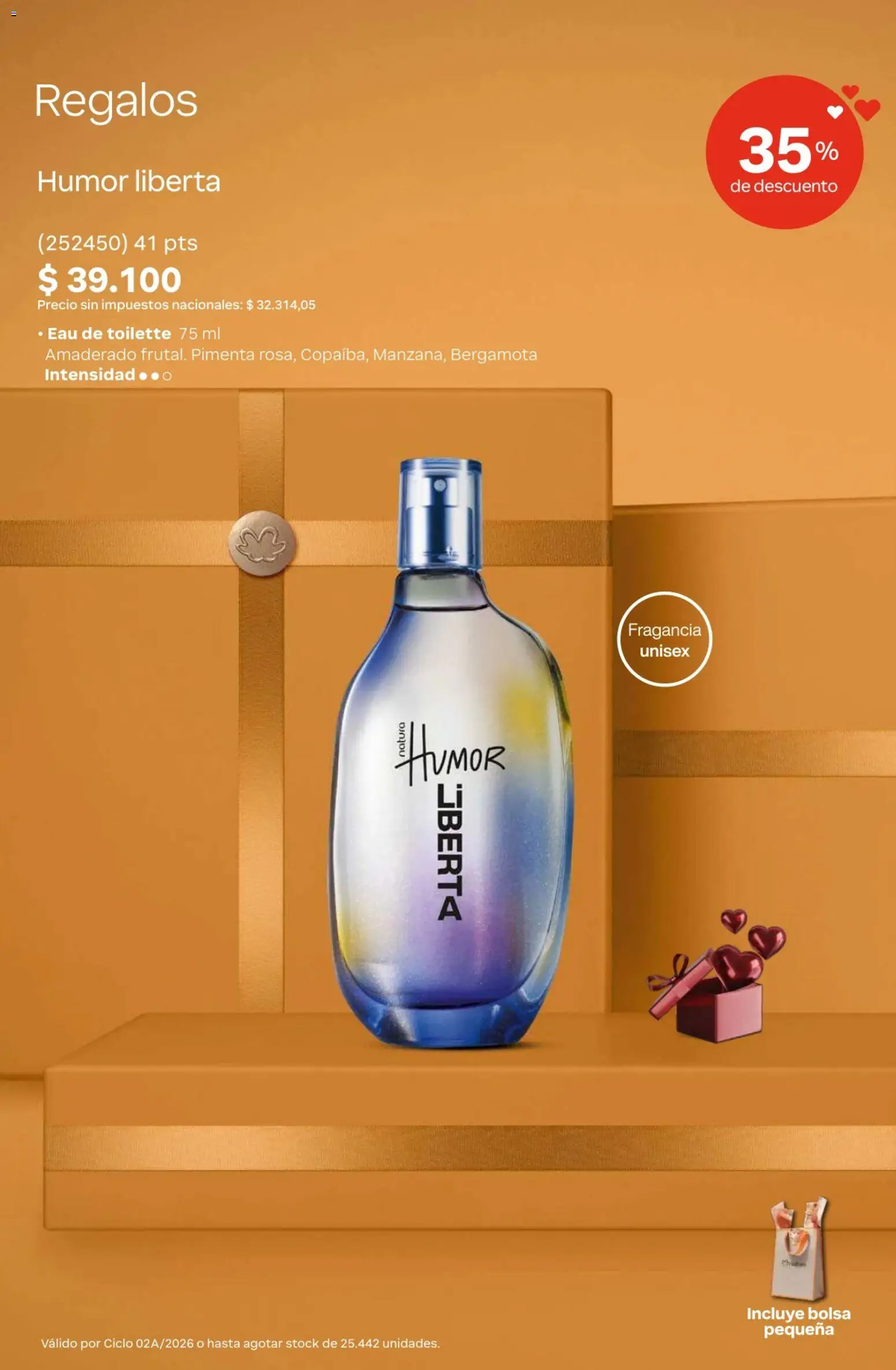 Catálogo Natura Ciclo 1/2026 │ válido desde el 06.01.2026 | Página: 14 | Productos: Bolsa, Fragancia, Eau de toilette