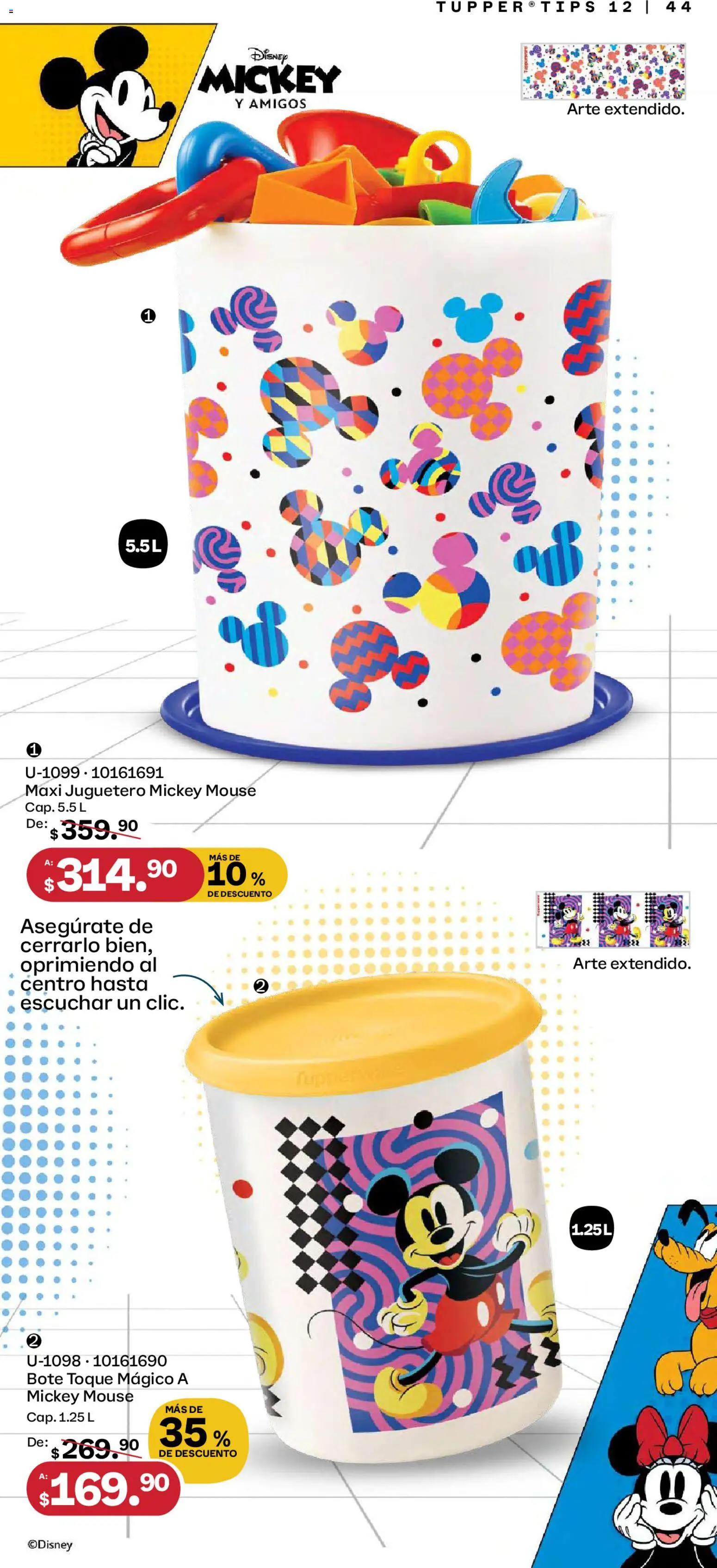 Nuevas ofertas de Tupperware válidas en toda la República Mexicana desde el 03.11.2025. ¡Encuentra las mejores ofertas en Tupperware catálogo! | Página: 44 | Productos: Mouse, Tupper